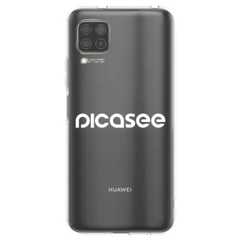 Picasee silikonski prozorni ovitek za Huawei P40 Lite - Picasee - new logo - white