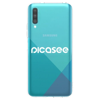 Picasee silikonski prozorni ovitek za Samsung Galaxy A30s A307F - Picasee - new logo - white