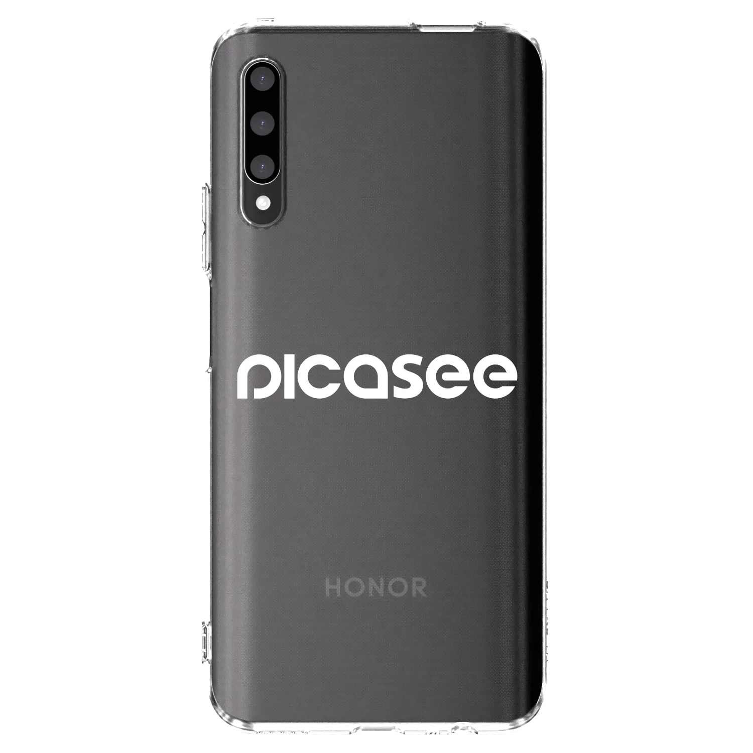 Picasee silikonski prozorni ovitek za Honor 9X Pro - Picasee - new logo - white