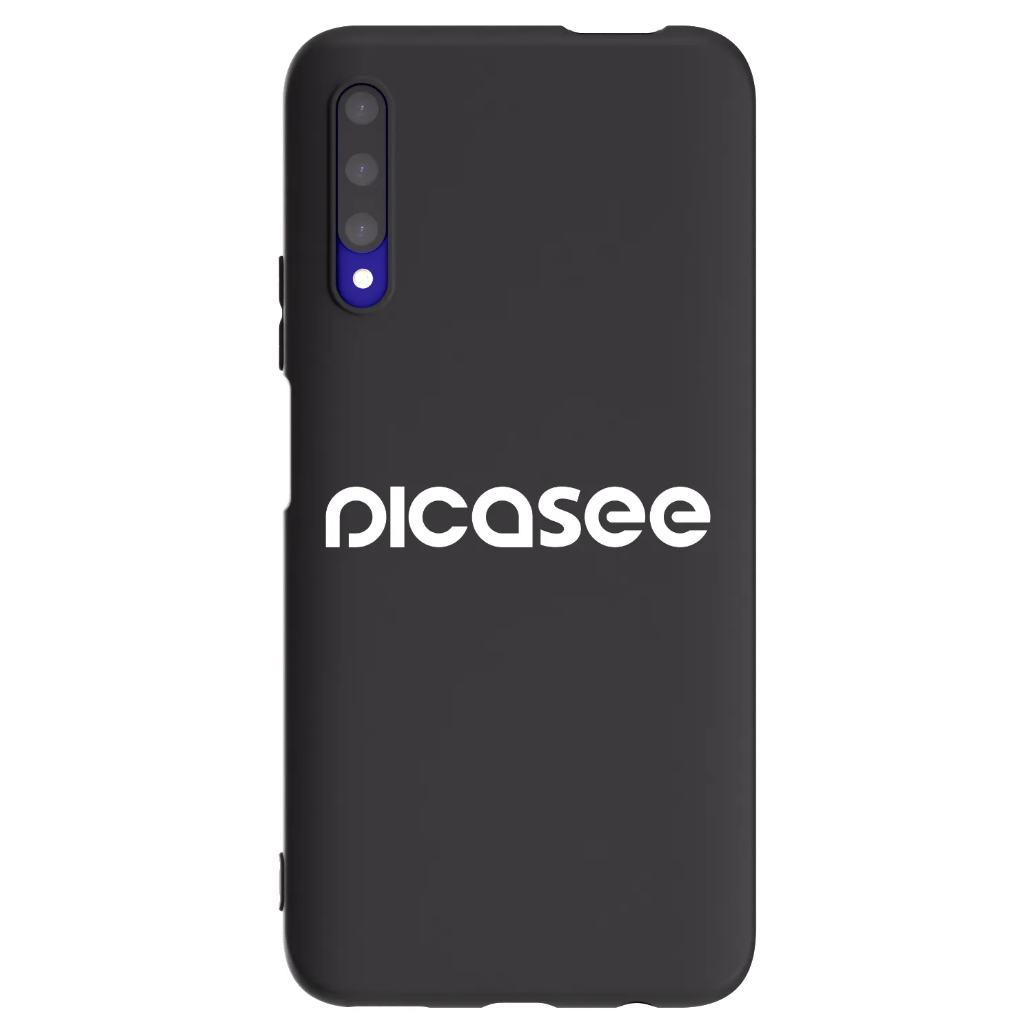 Picasee silikonski črni ovitek za Honor 9X Pro - Picasee - new logo - white