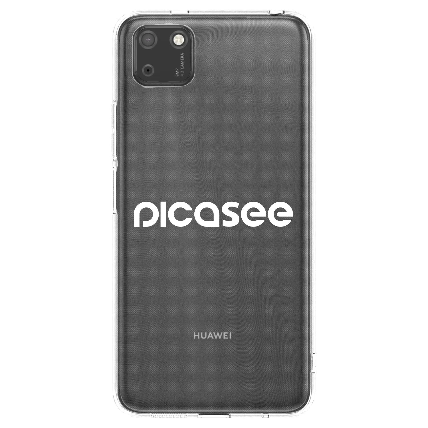 Picasee silikonski prozorni ovitek za Huawei Y5P - Picasee - new logo - white