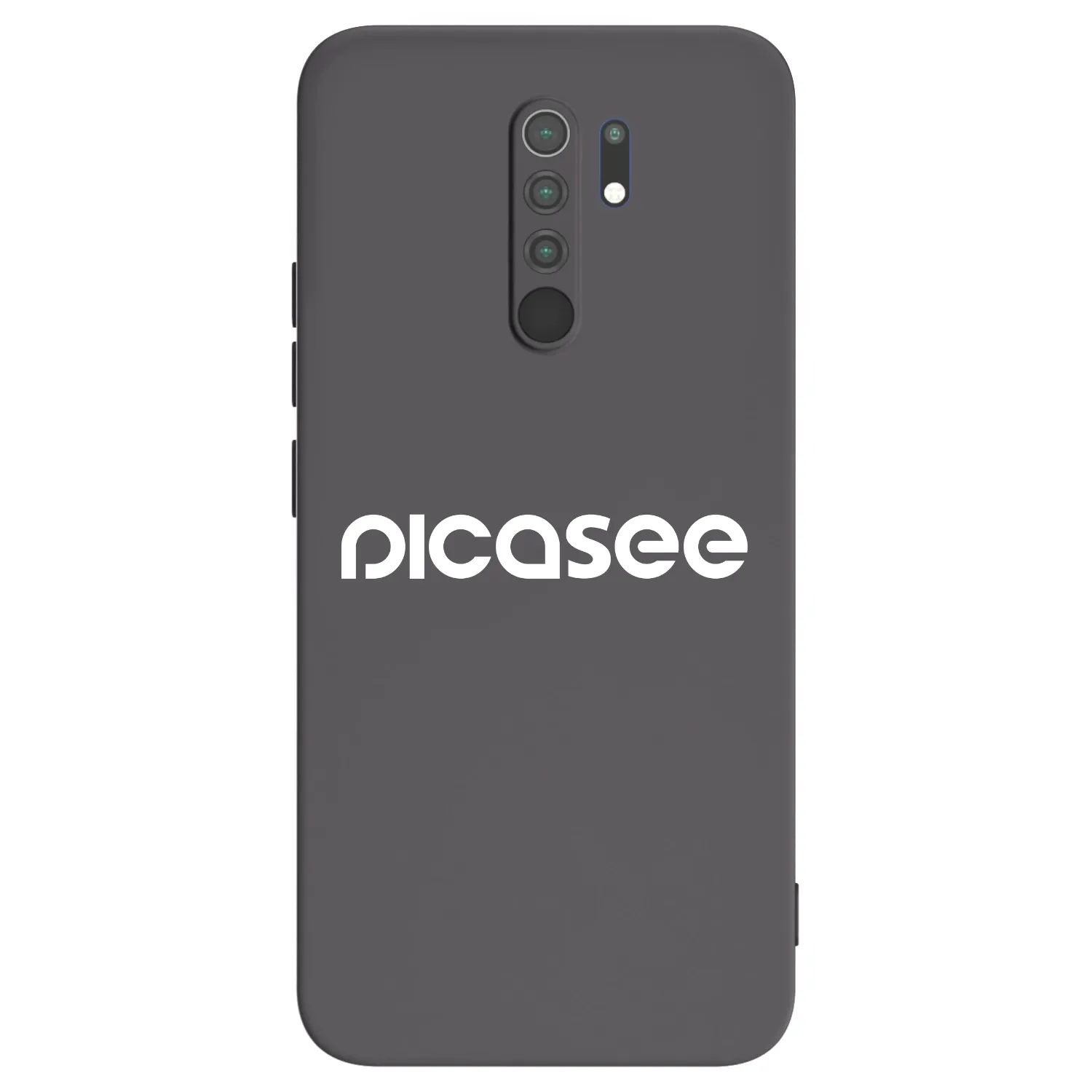 Picasee silikonski črni ovitek za Xiaomi Redmi 9 - Picasee - new logo - white