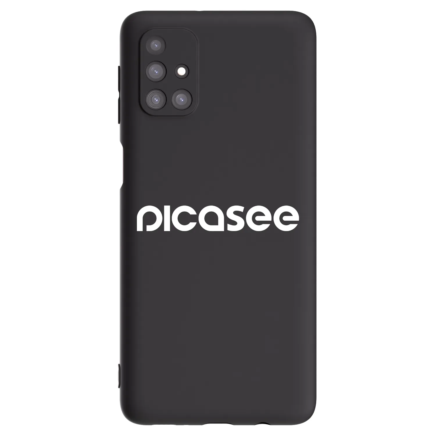 Picasee silikonski črni ovitek za Samsung Galaxy M31s - Picasee - new logo - white