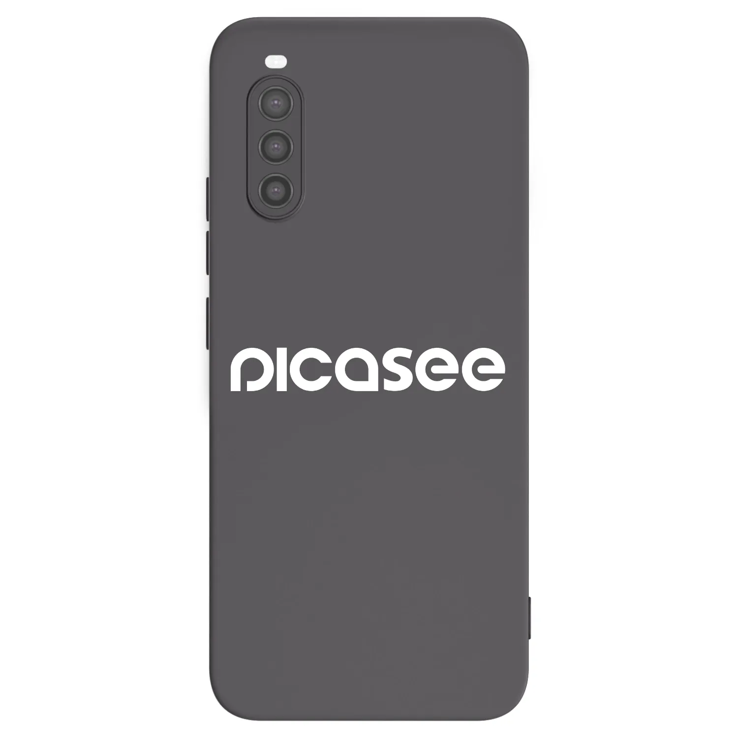 Picasee silikonski črni ovitek za Sony Xperia 10 II - Picasee - new logo - white