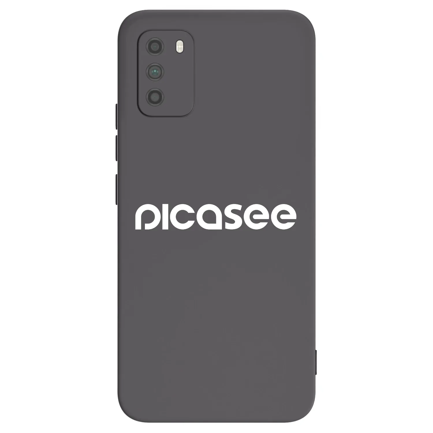 Picasee silikonski črni ovitek za Xiaomi Poco M3 - Picasee - new logo - white