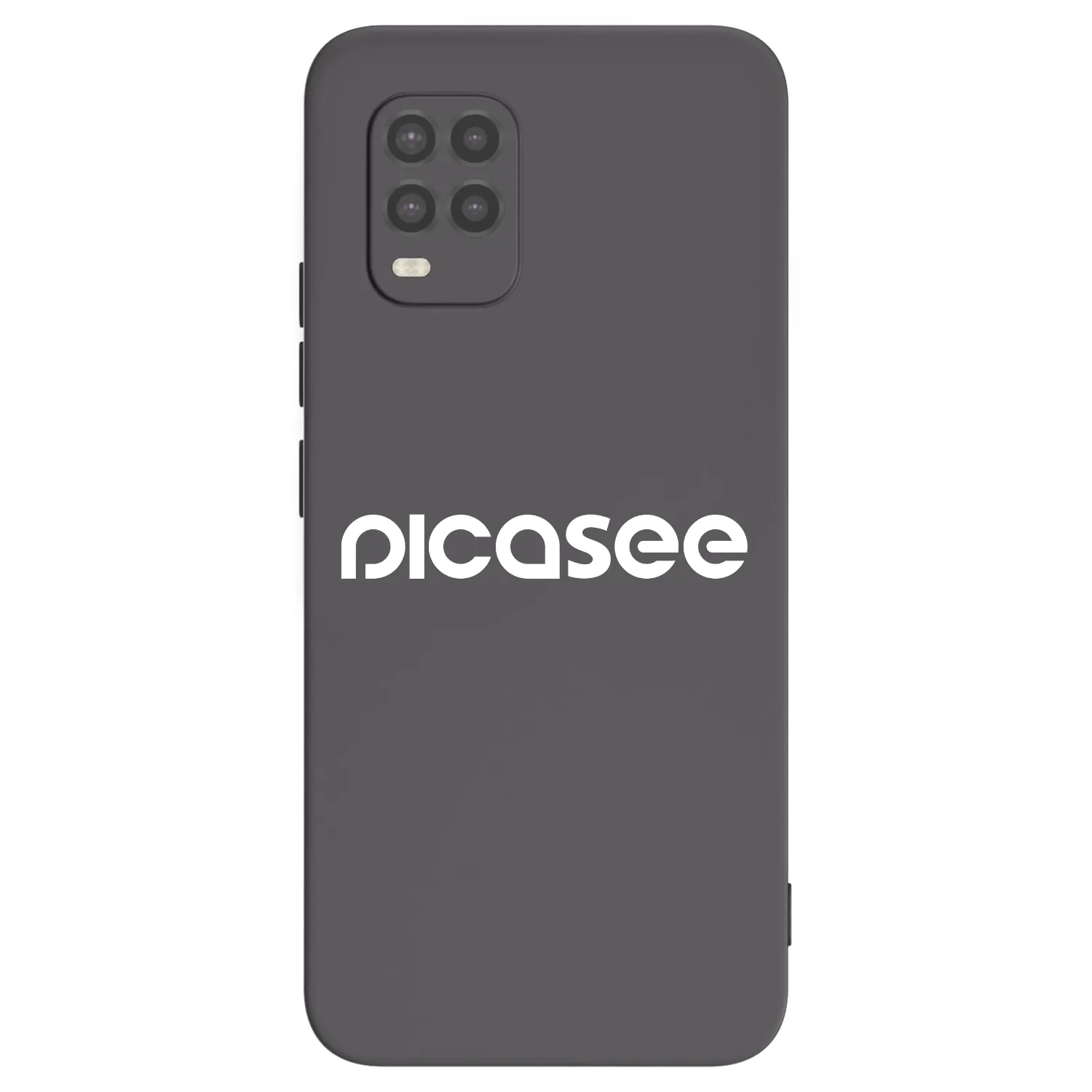 Picasee silikonski črni ovitek za Xiaomi Mi 10 Lite - Picasee - new logo - white