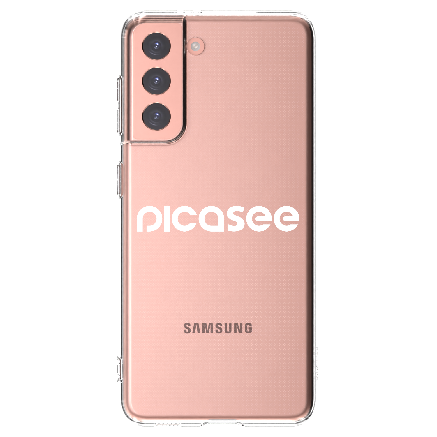 Picasee silikonski prozorni ovitek za Samsung Galaxy S21 5G G991B - Picasee - new logo - white