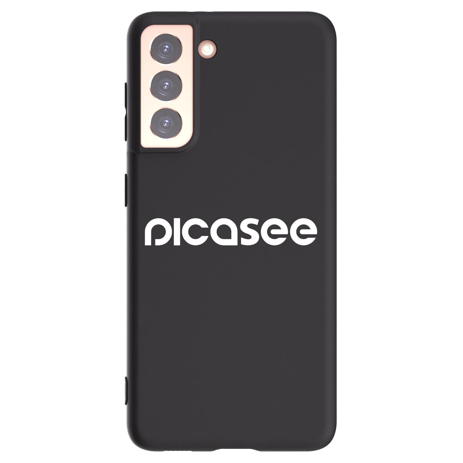 Picasee silikonski črni ovitek za Samsung Galaxy S21 5G G991B - Picasee - new logo - white