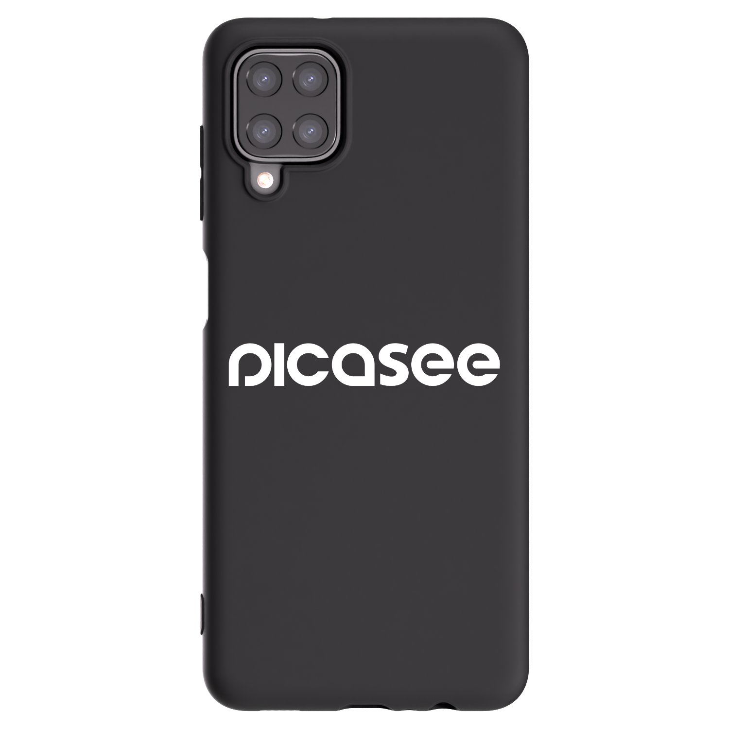 Picasee silikonski črni ovitek za Samsung Galaxy A12 A125F - Picasee - new logo - white