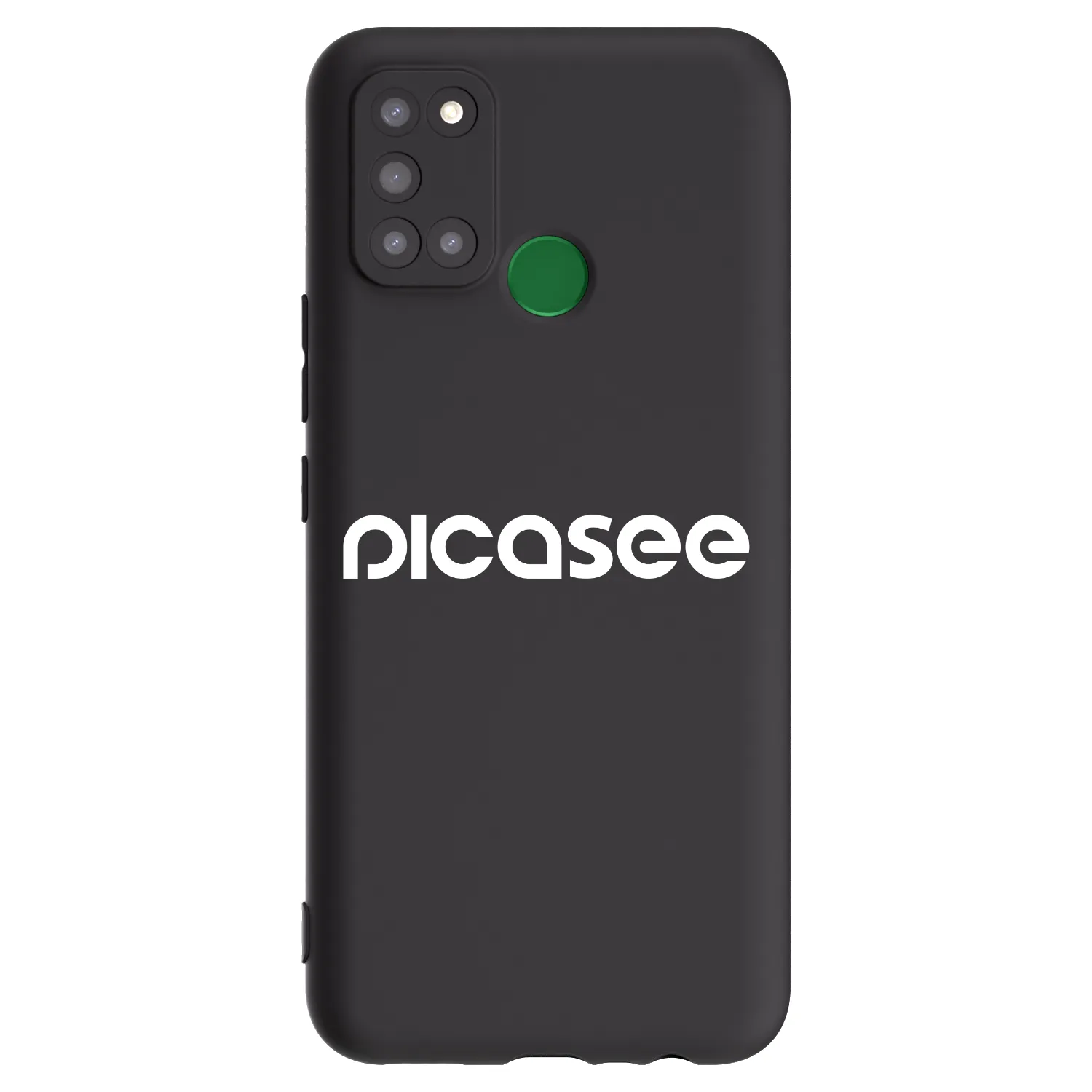 Picasee silikonski črni ovitek za Realme 7i - Picasee - new logo - white