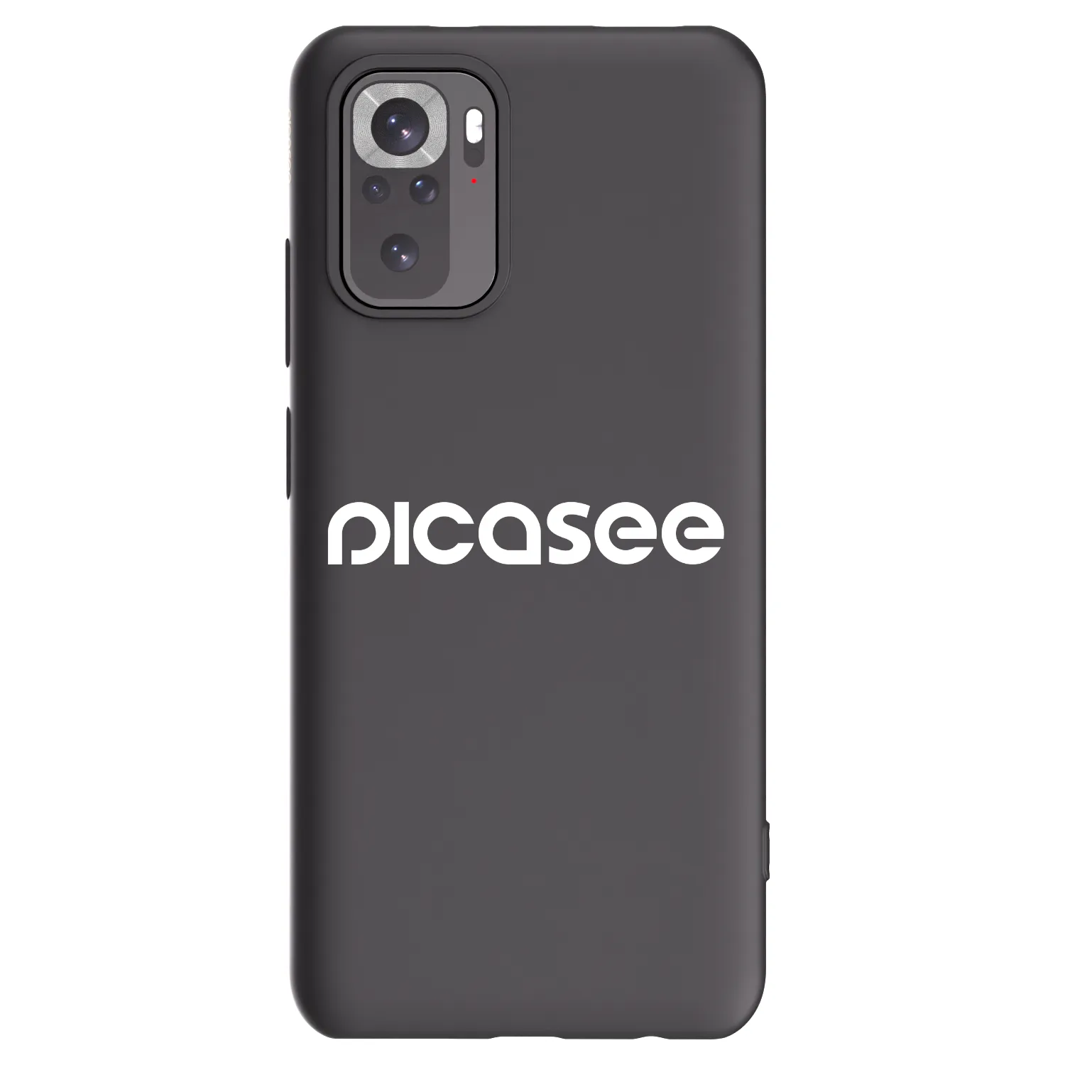 Picasee silikonski črni ovitek za Xiaomi Redmi Note 10S - Picasee - new logo - white