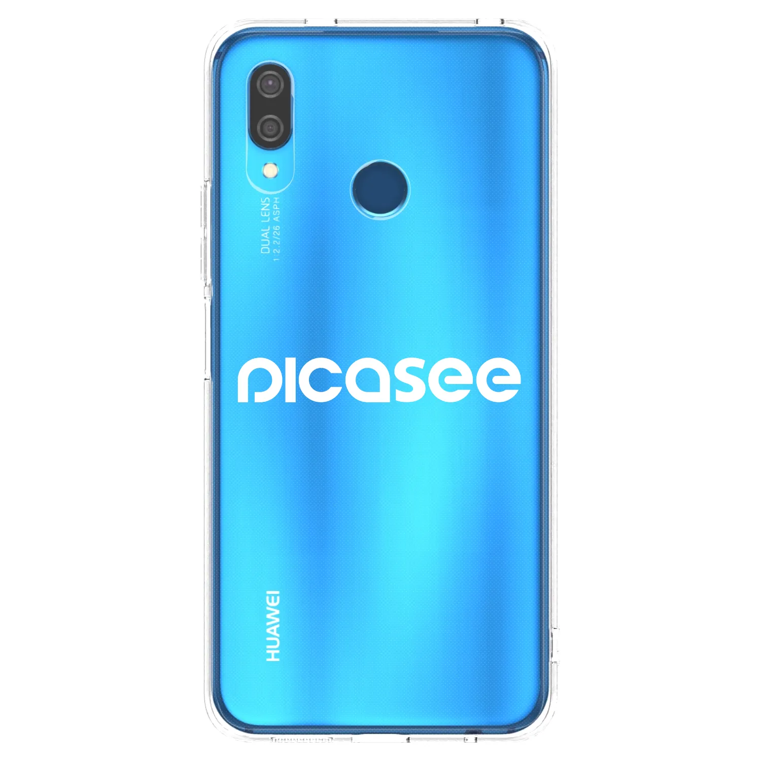 Picasee silikonski prozorni ovitek za Huawei P20 Lite - Picasee - new logo - white