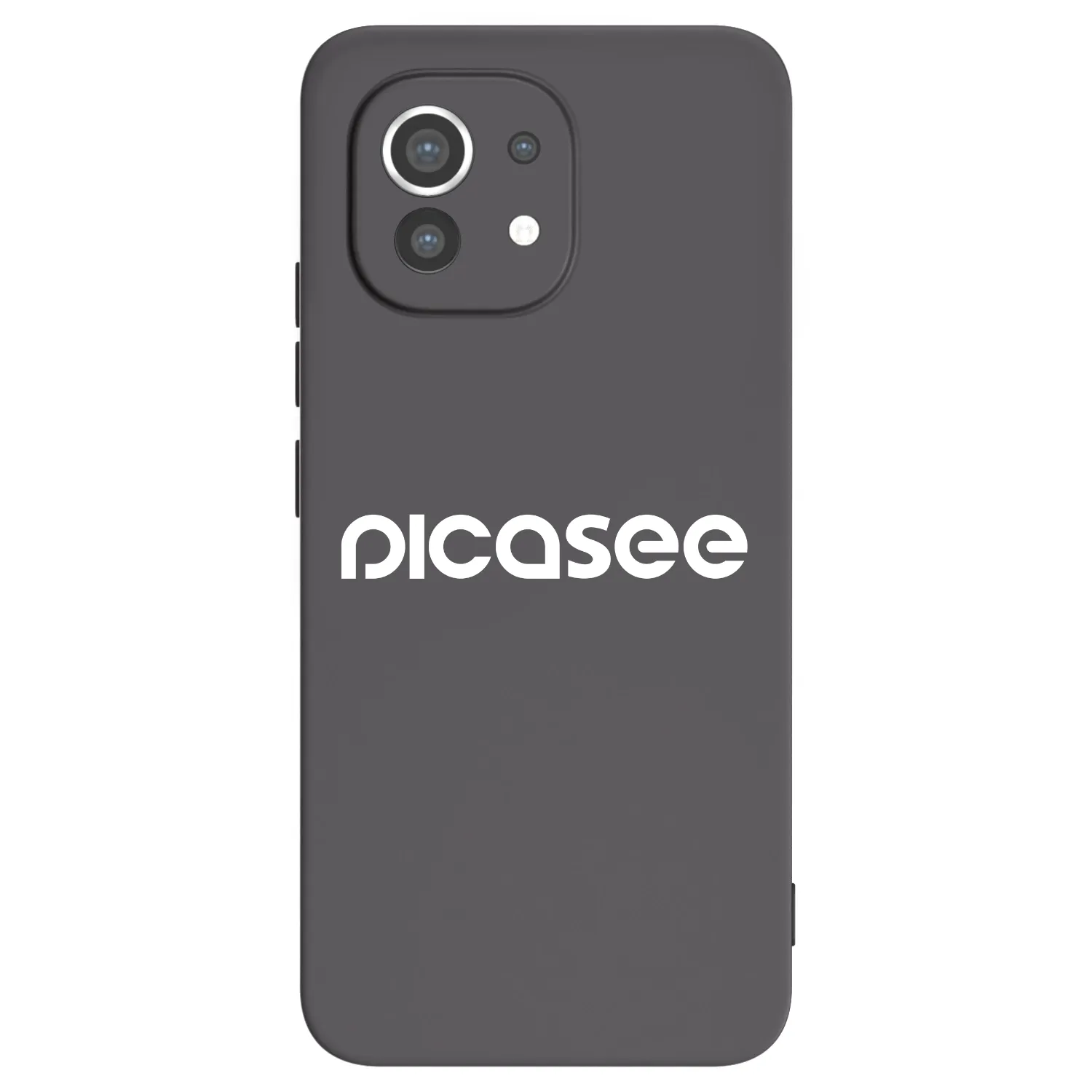 Picasee silikonski črni ovitek za Xiaomi Mi 11 - Picasee - new logo - white