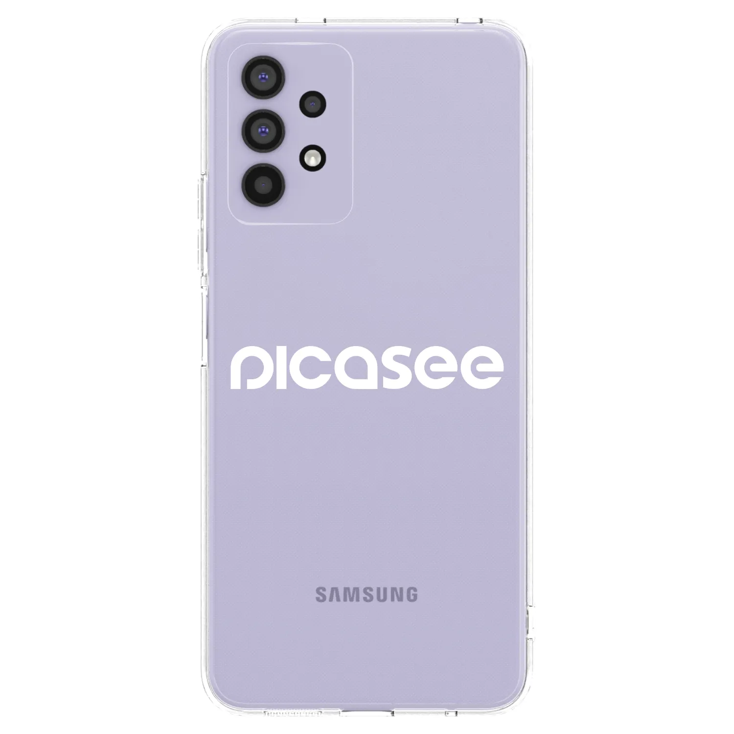Picasee silikonski prozorni ovitek za Samsung Galaxy A32 4G SM-A325F - Picasee - new logo - white