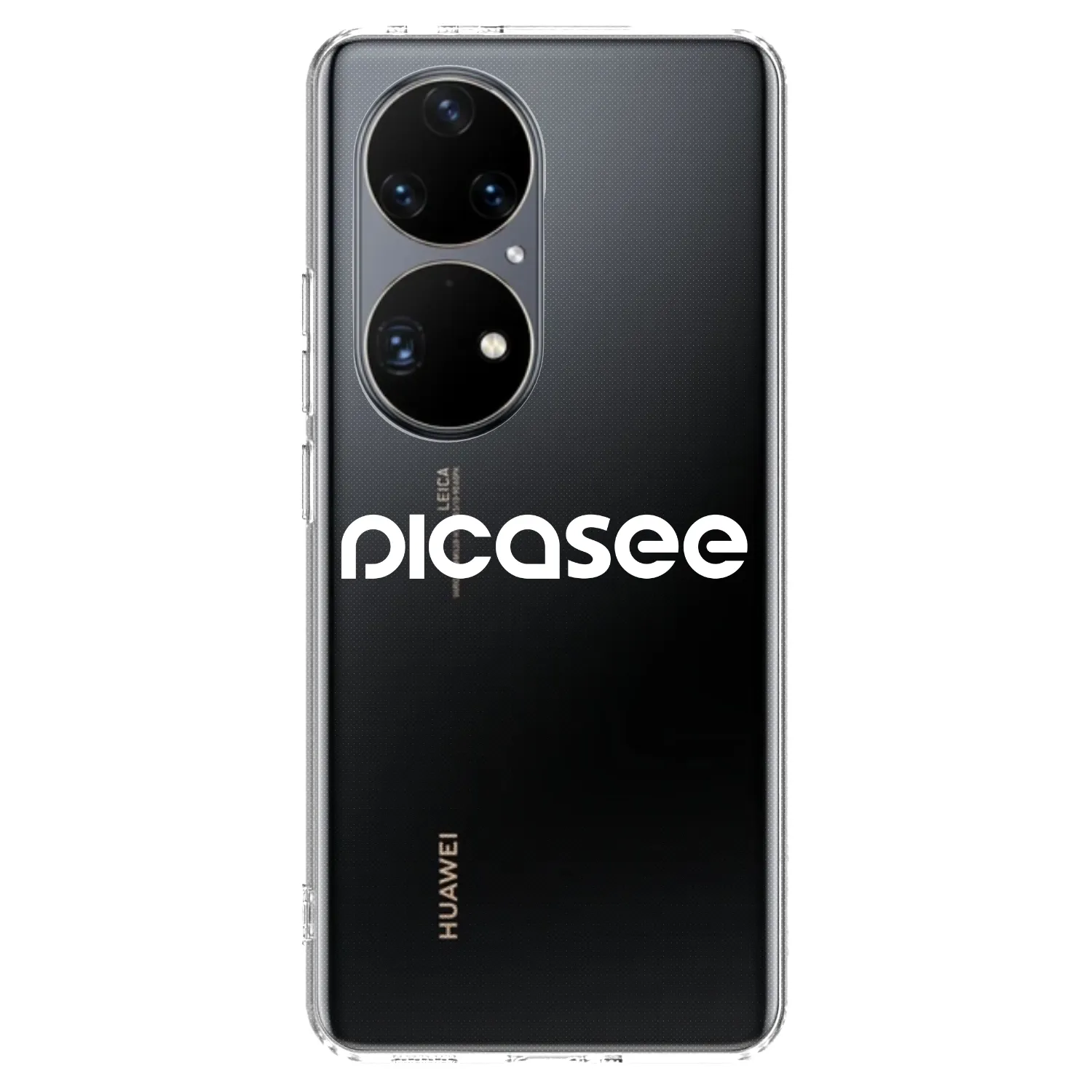 Picasee silikonski prozorni ovitek za Huawei P50 - Picasee - new logo - white