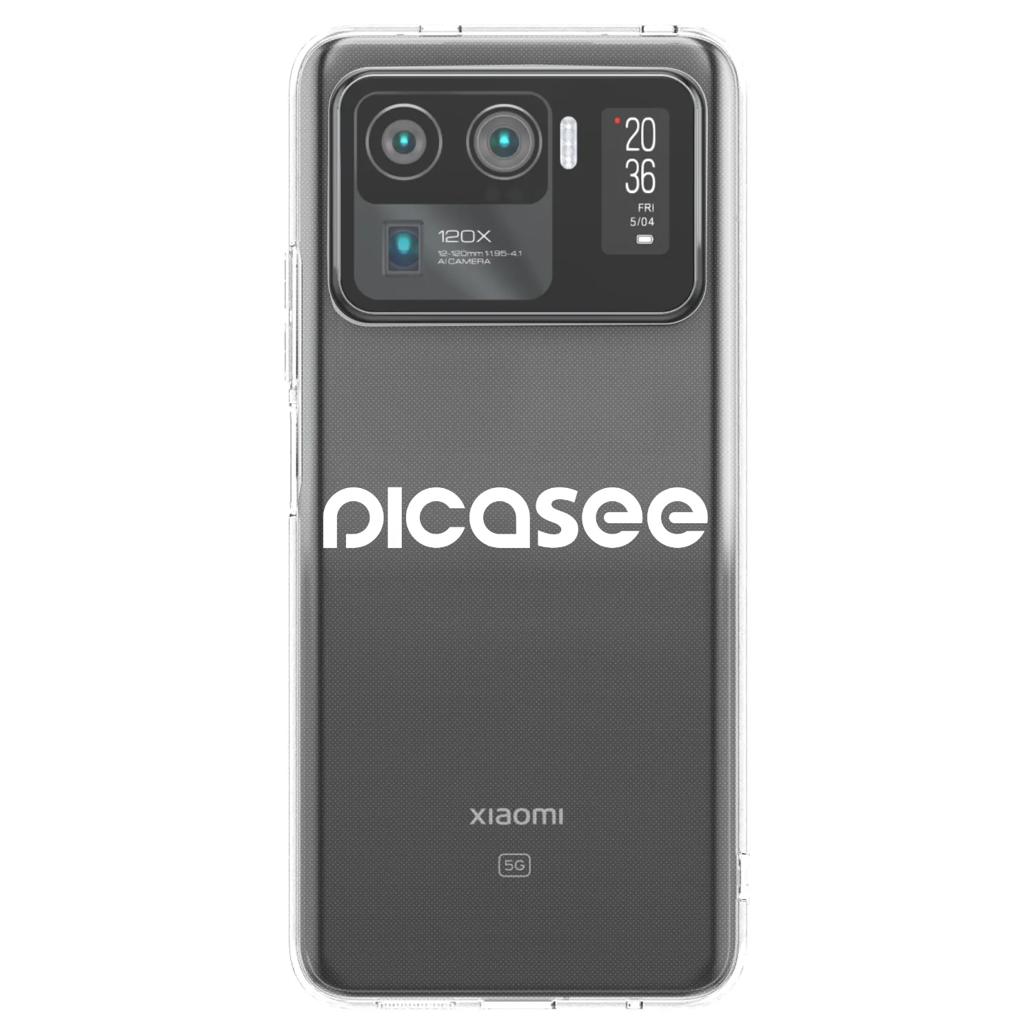 Picasee silikonski prozorni ovitek za Xiaomi Mi 11 Ultra - Picasee - new logo - white