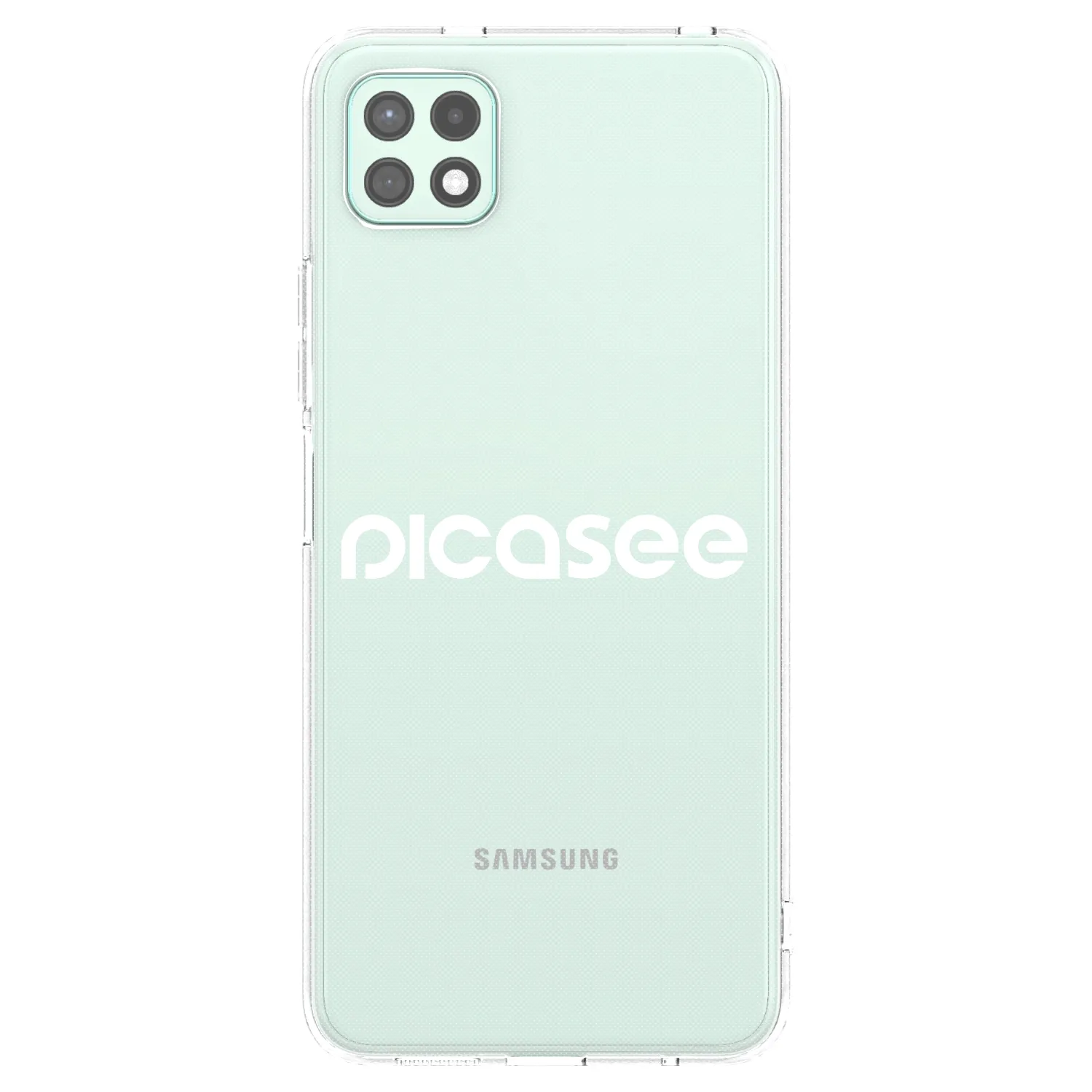 Picasee silikonski prozorni ovitek za Samsung Galaxy A22 A226B 5G - Picasee - new logo - white