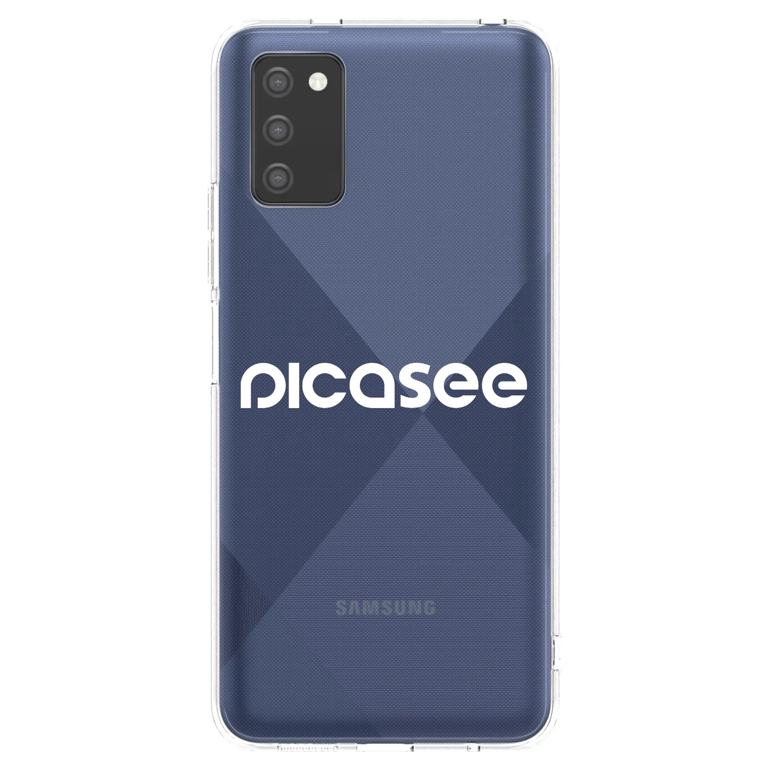 Picasee silikonski prozorni ovitek za Samsung Galaxy A02s A025G - Picasee - new logo - white