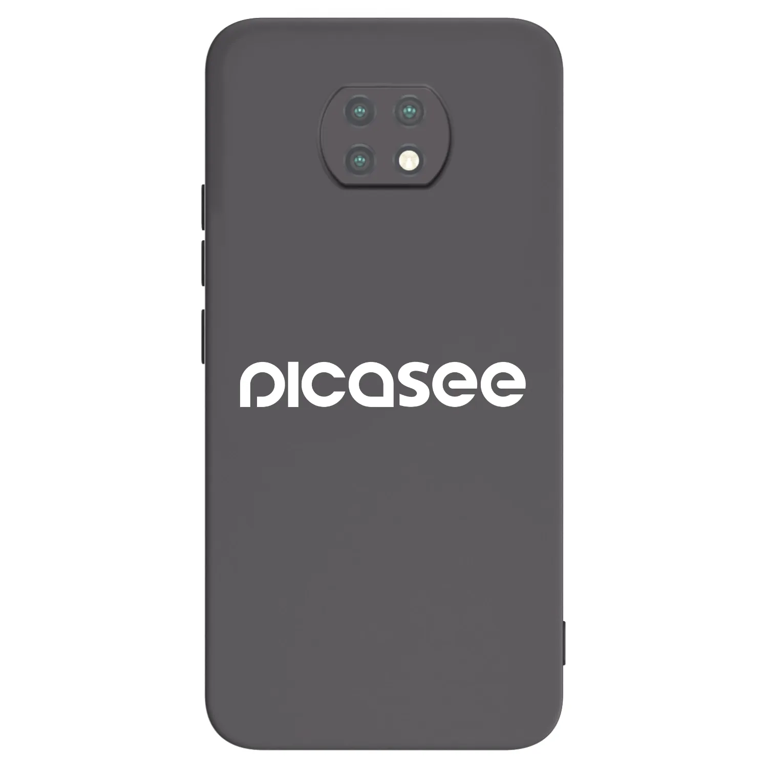 Picasee silikonski črni ovitek za Xiaomi Redmi Note 9T - Picasee - new logo - white