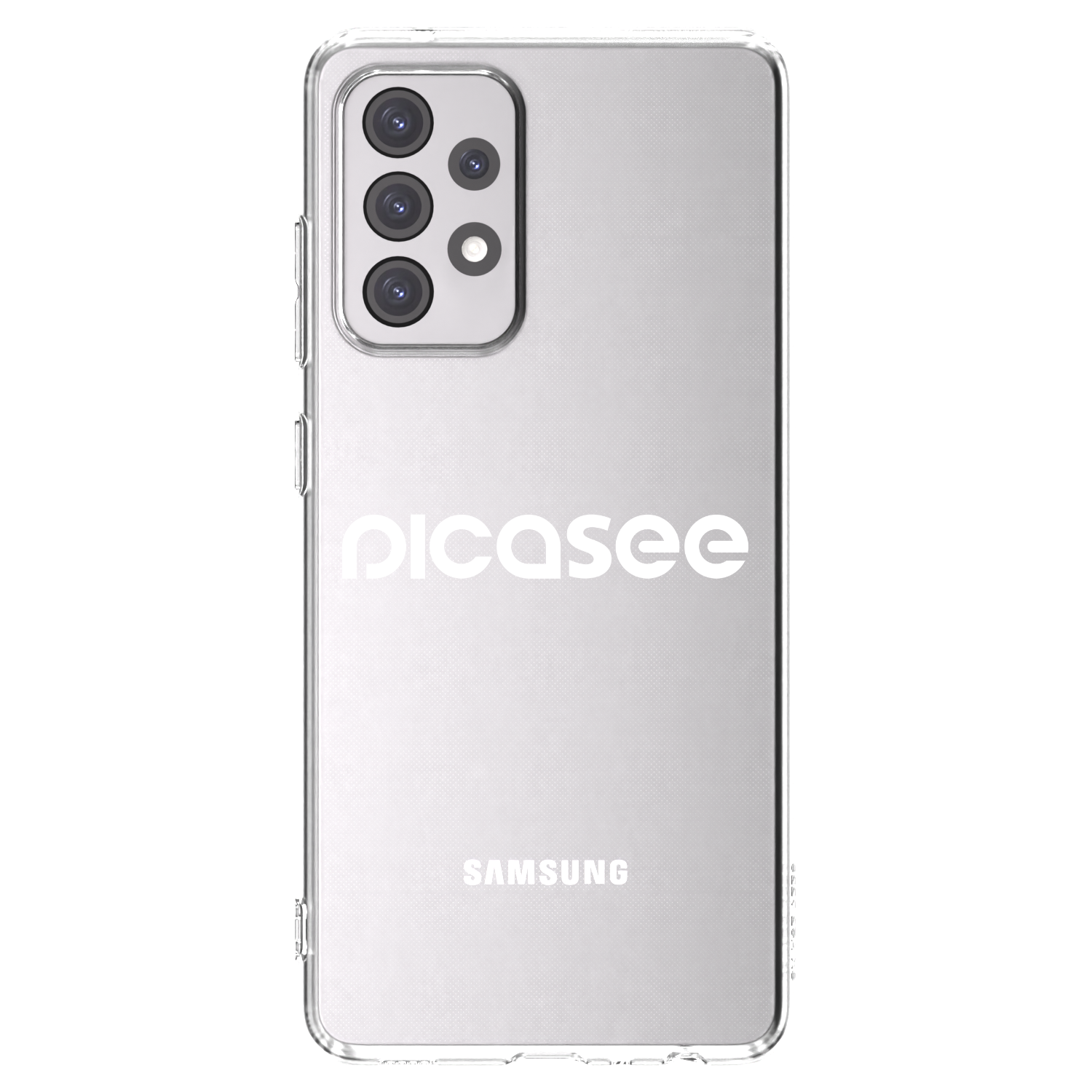 Picasee silikonski prozorni ovitek za Samsung Galaxy A52s 5G A528B - Picasee - new logo - white