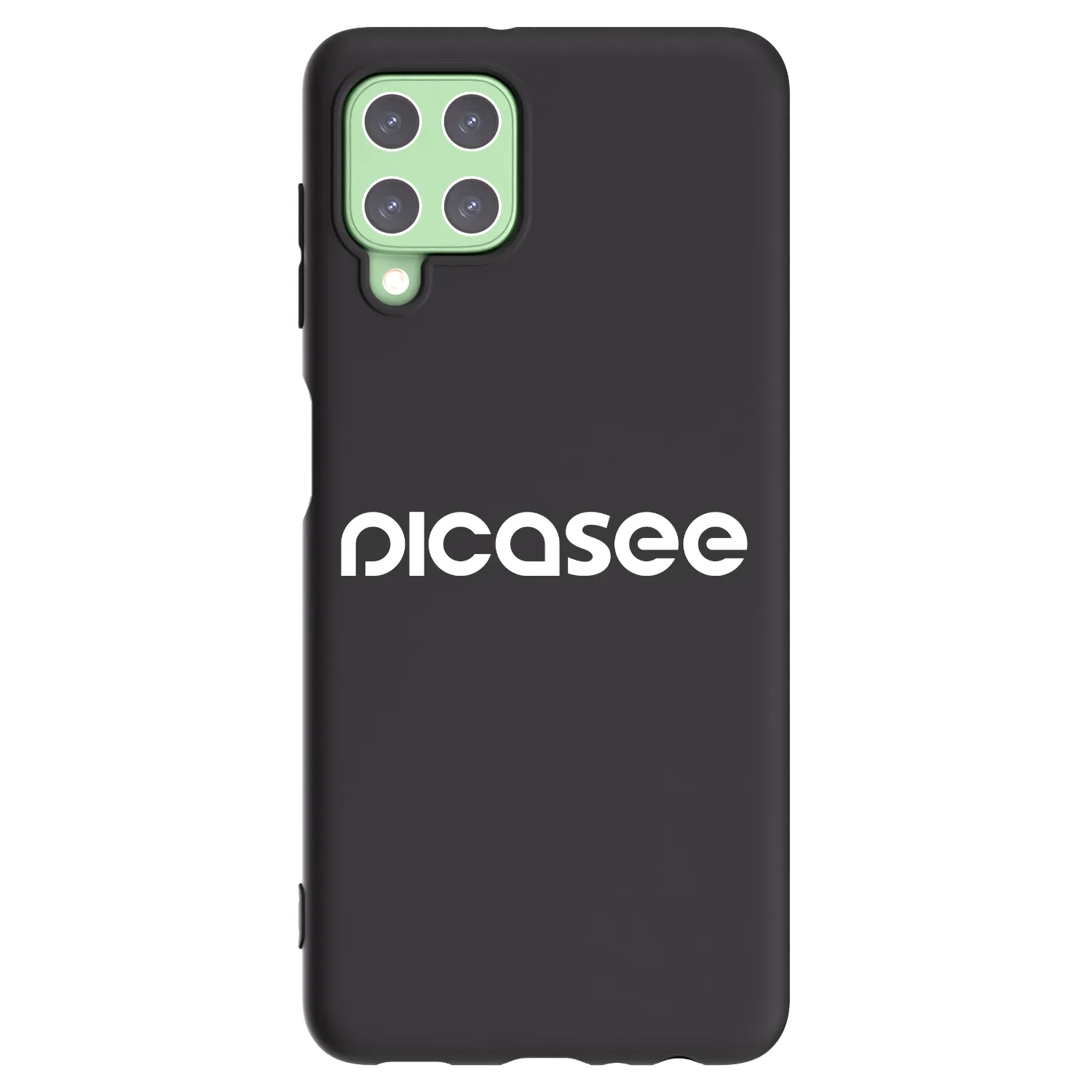 Picasee silikonski črni ovitek za Samsung Galaxy A22 A225F 4G - Picasee - new logo - white