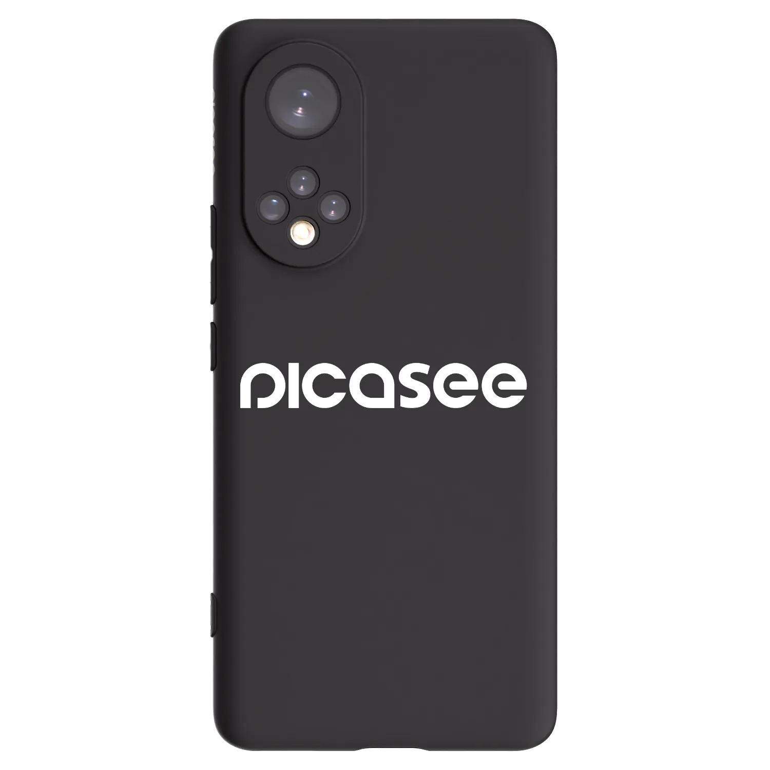 Picasee silikonski črni ovitek za Honor 50 5G - Picasee - new logo - white