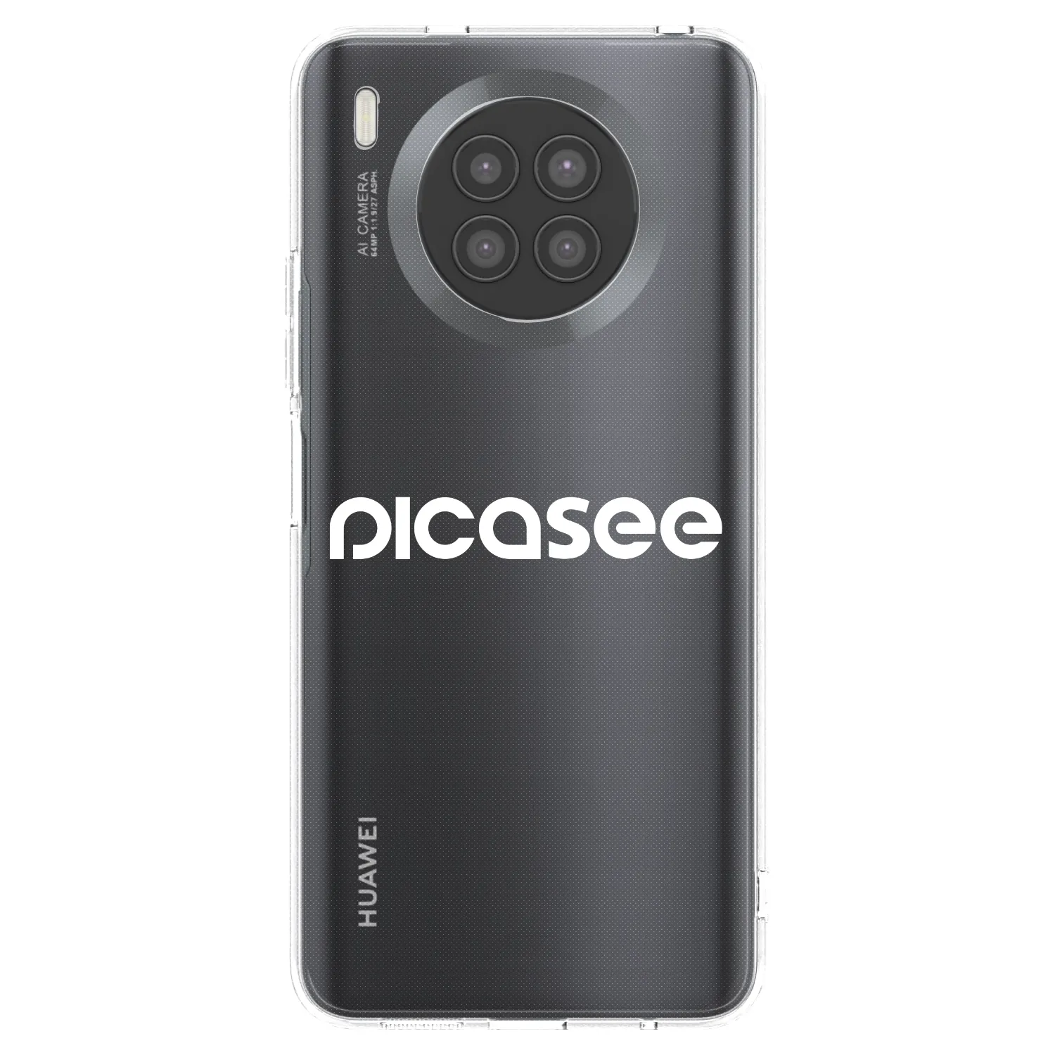 Picasee silikonski prozorni ovitek za Huawei Nova 8i - Picasee - new logo - white