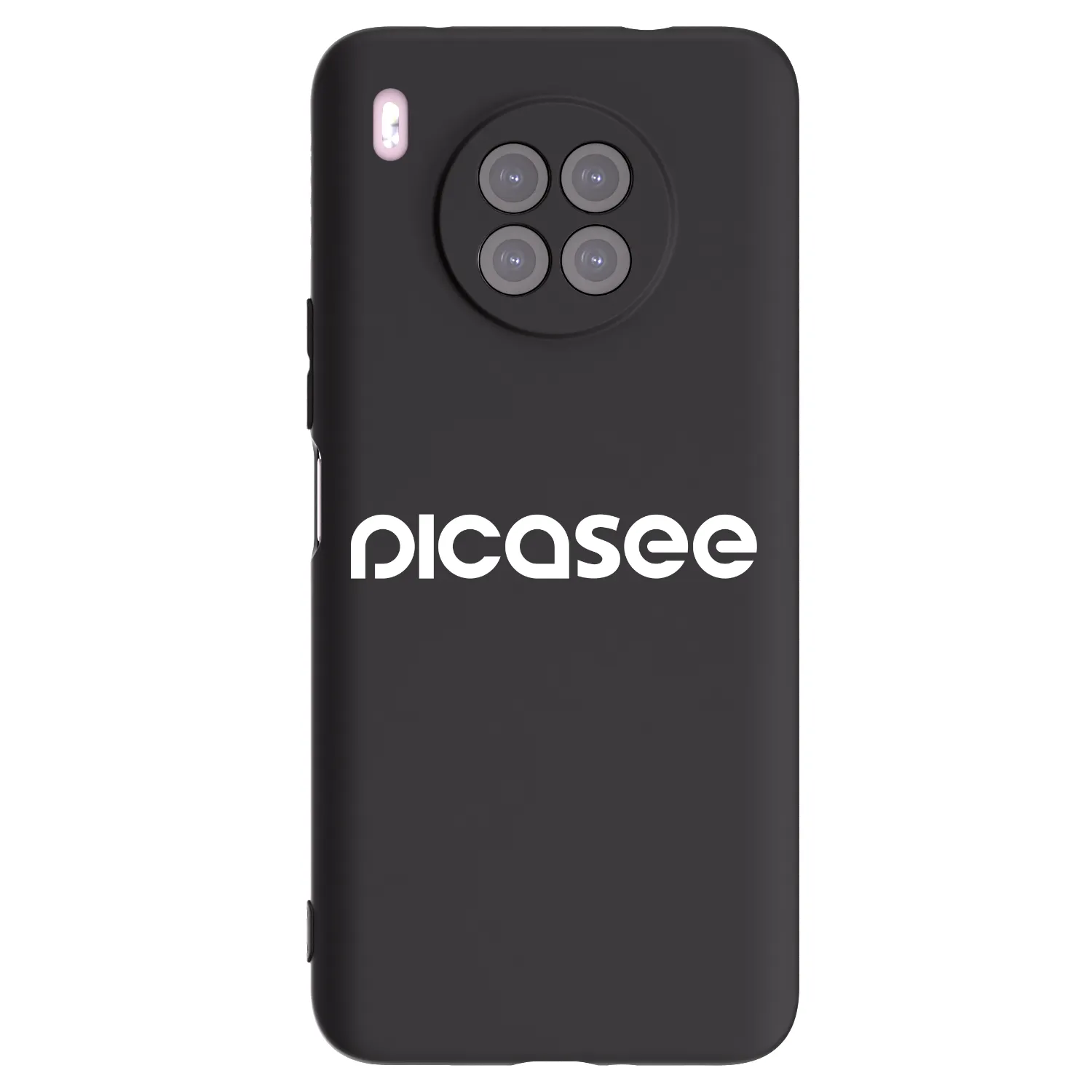 Picasee silikonski črni ovitek za Huawei Nova 8i - Picasee - new logo - white