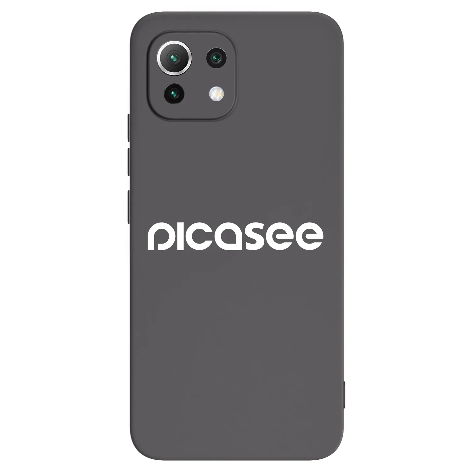 Picasee silikonski črni ovitek za Xiaomi 11 Lite 5G NE - Picasee - new logo - white
