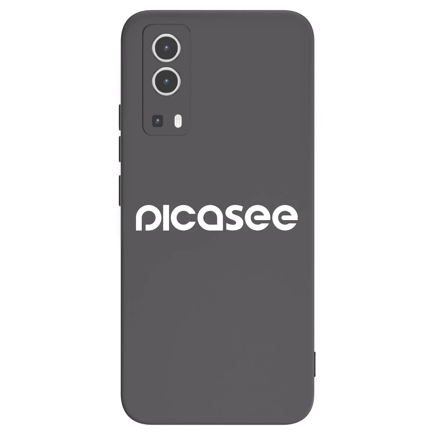 Picasee silikonski črni ovitek za Vivo Y72 5G - Picasee - new logo - white