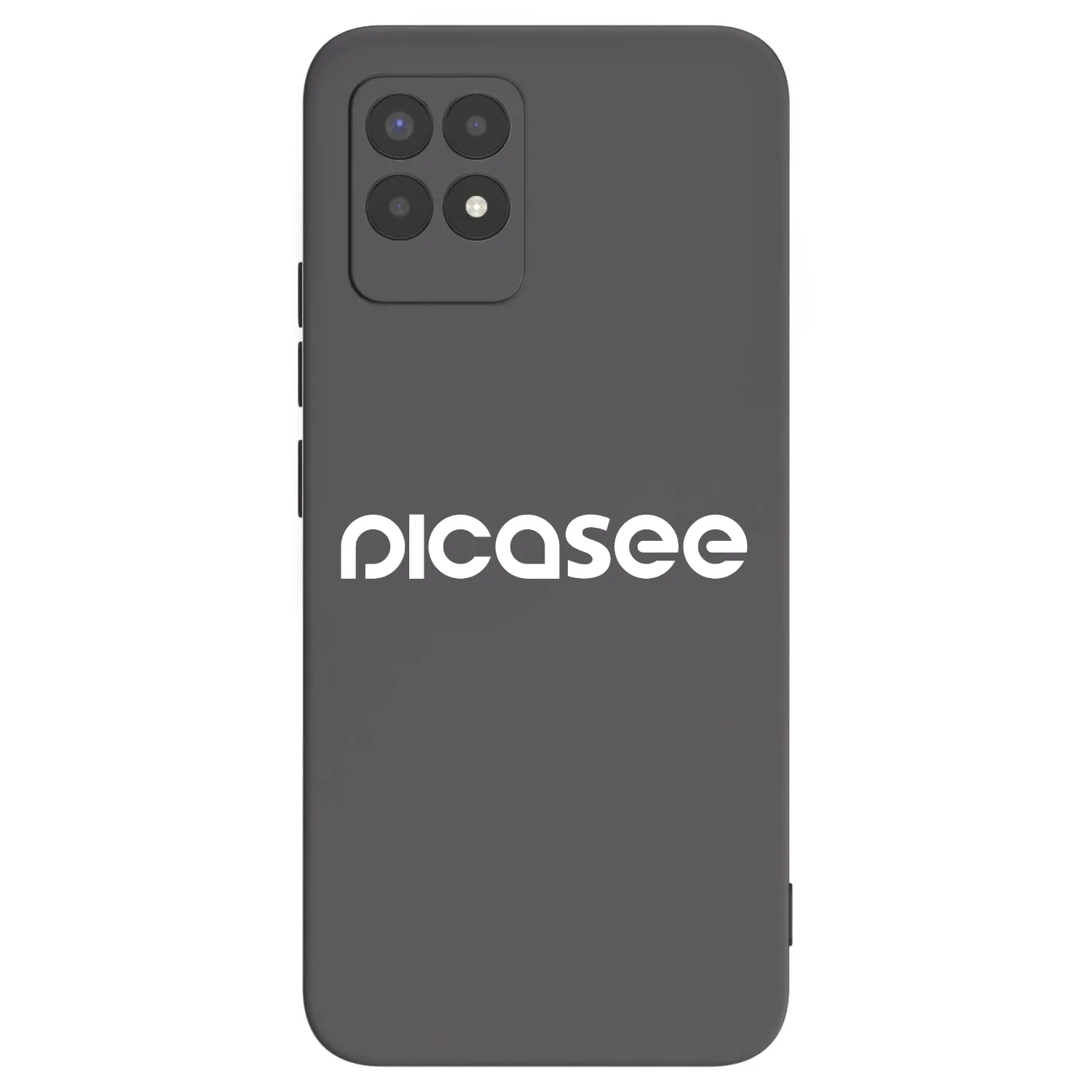 Picasee silikonski črni ovitek za Realme 8i - Picasee - new logo - white