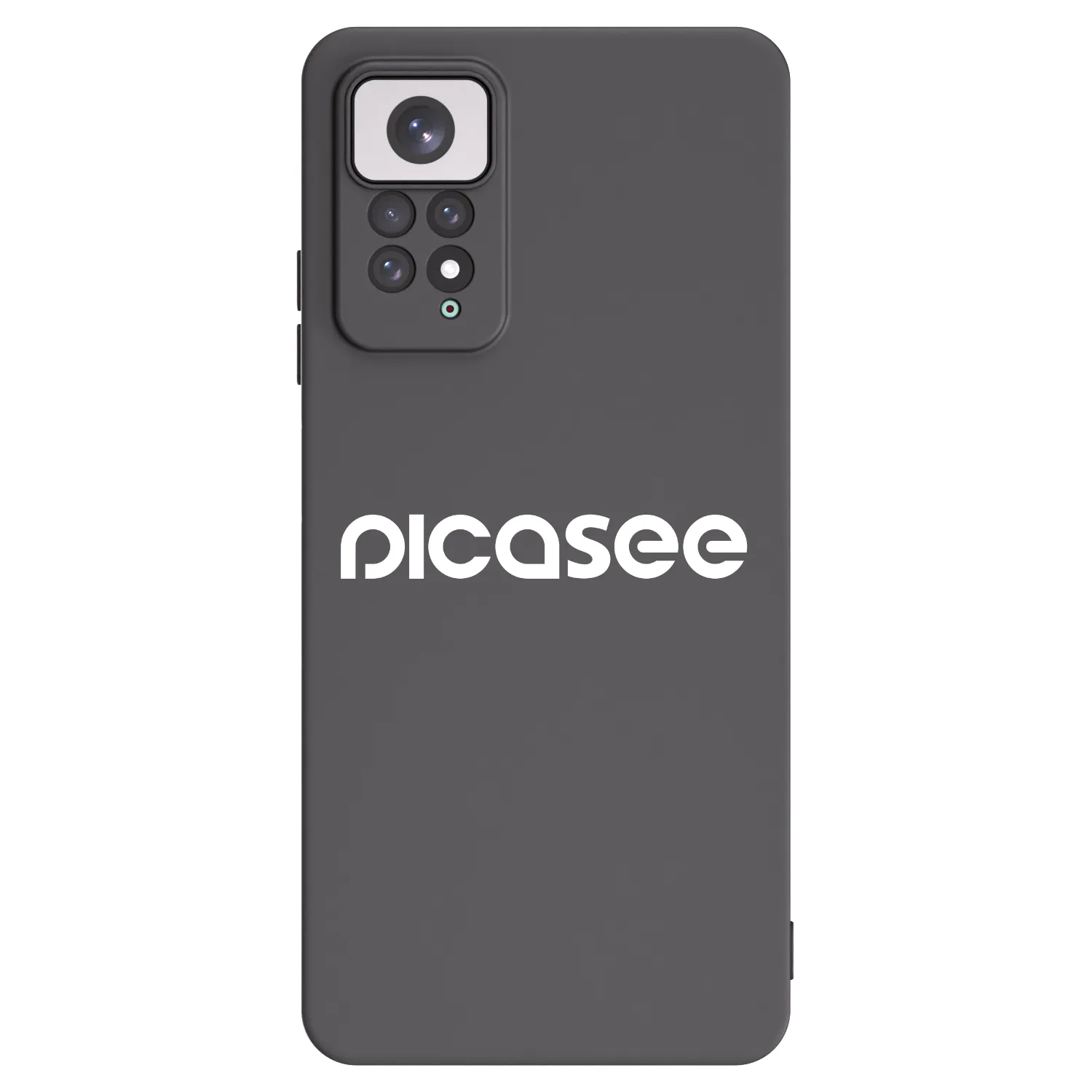 Picasee silikonski črni ovitek za Xiaomi Redmi Note 11 - Picasee - new logo - white