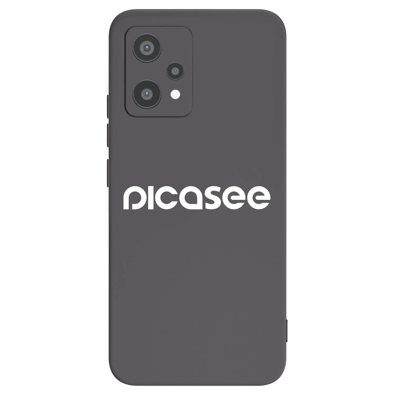 Picasee silikonski črni ovitek za Realme 9 Pro 5G - Picasee - new logo - white