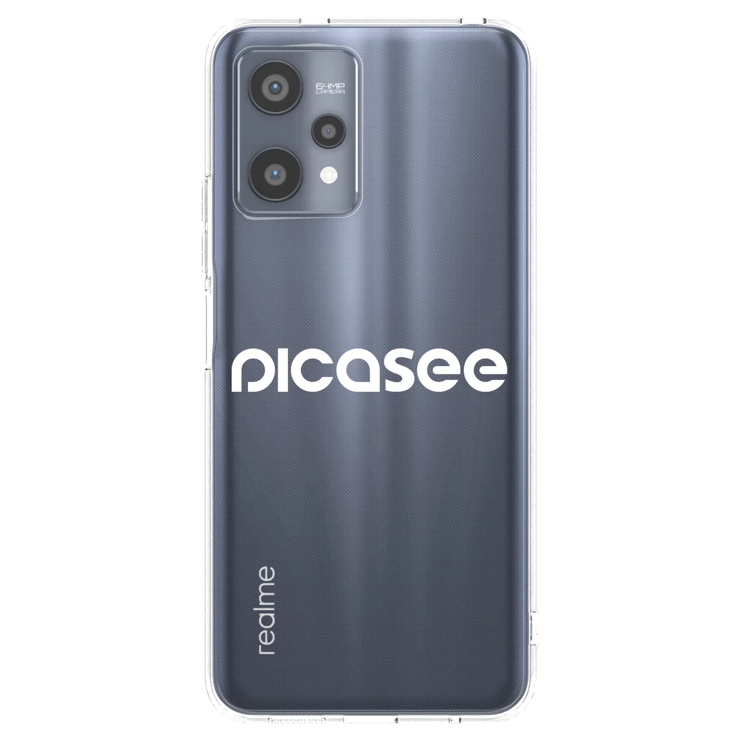 Picasee silikonski prozorni ovitek za Realme 9 Pro 5G - Picasee - new logo - white