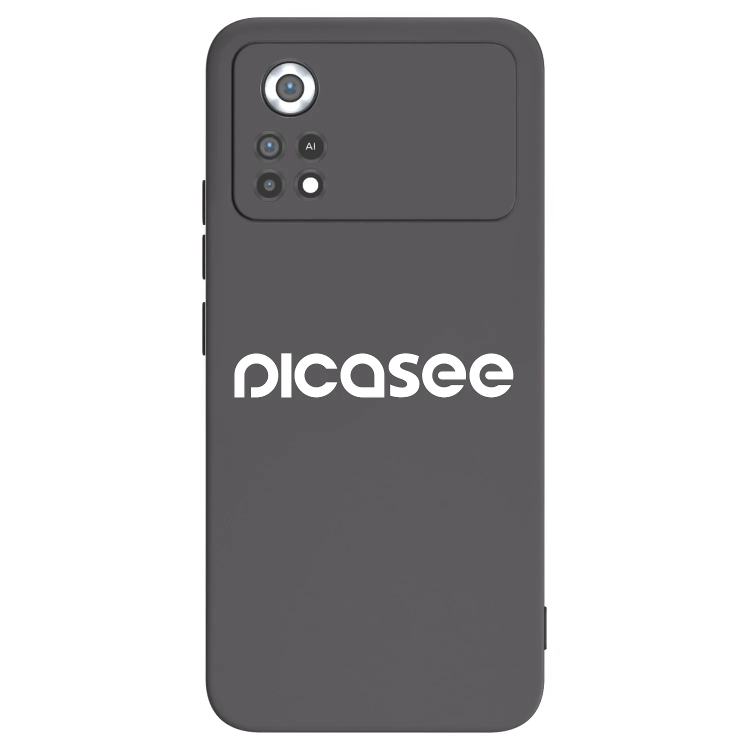 Picasee silikonski črni ovitek za Xiaomi Poco X4 Pro 5G - Picasee - new logo - white