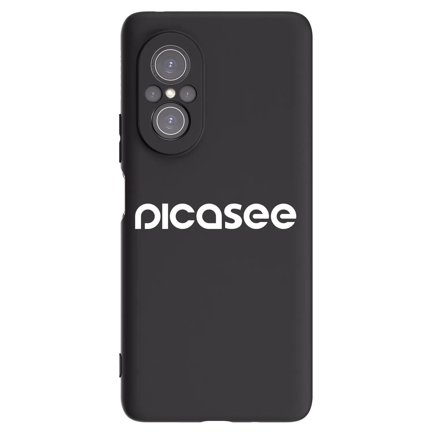 Picasee silikonski črni ovitek za Huawei Nova 9 SE - Picasee - new logo - white