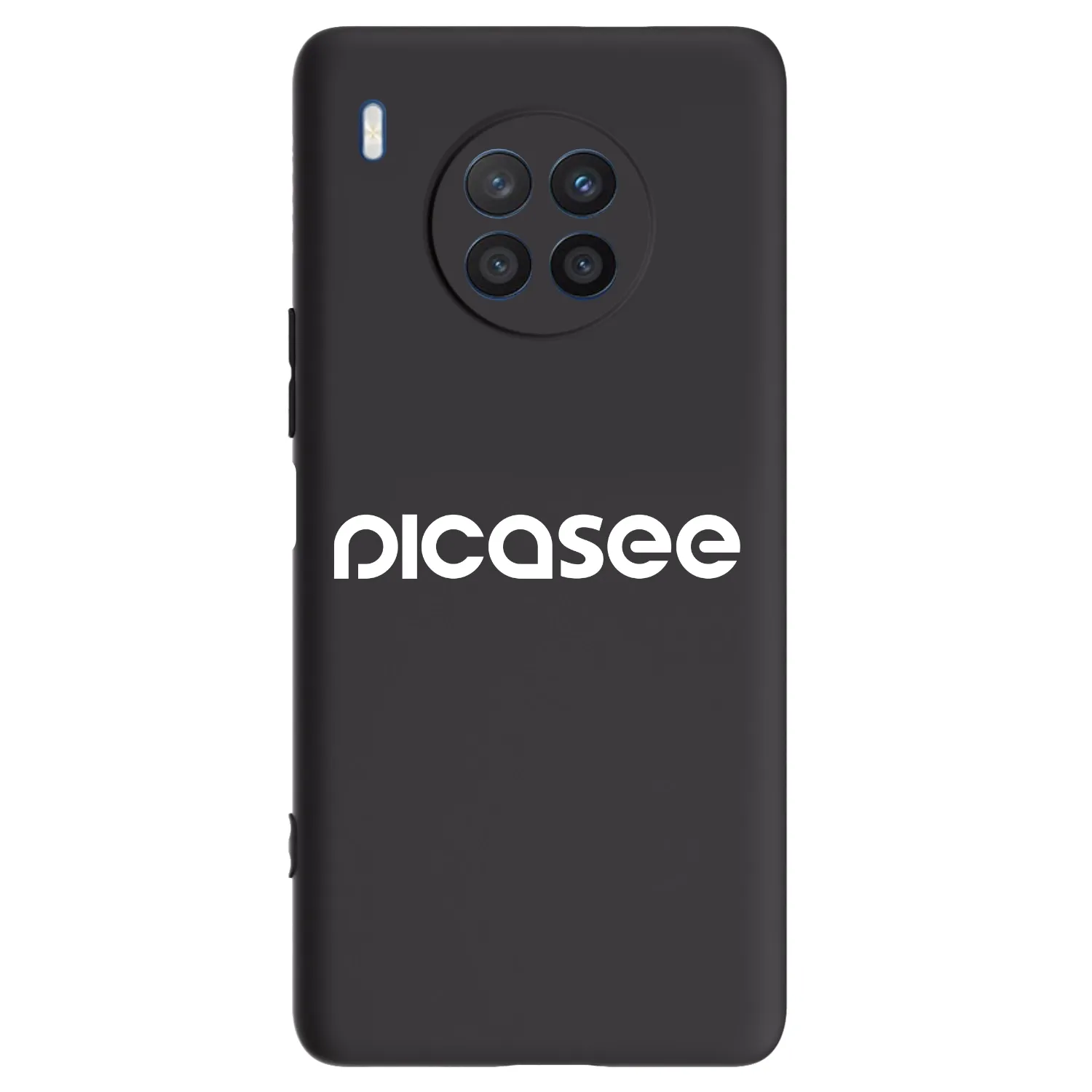 Picasee silikonski črni ovitek za Honor 50 Lite - Picasee - new logo - white