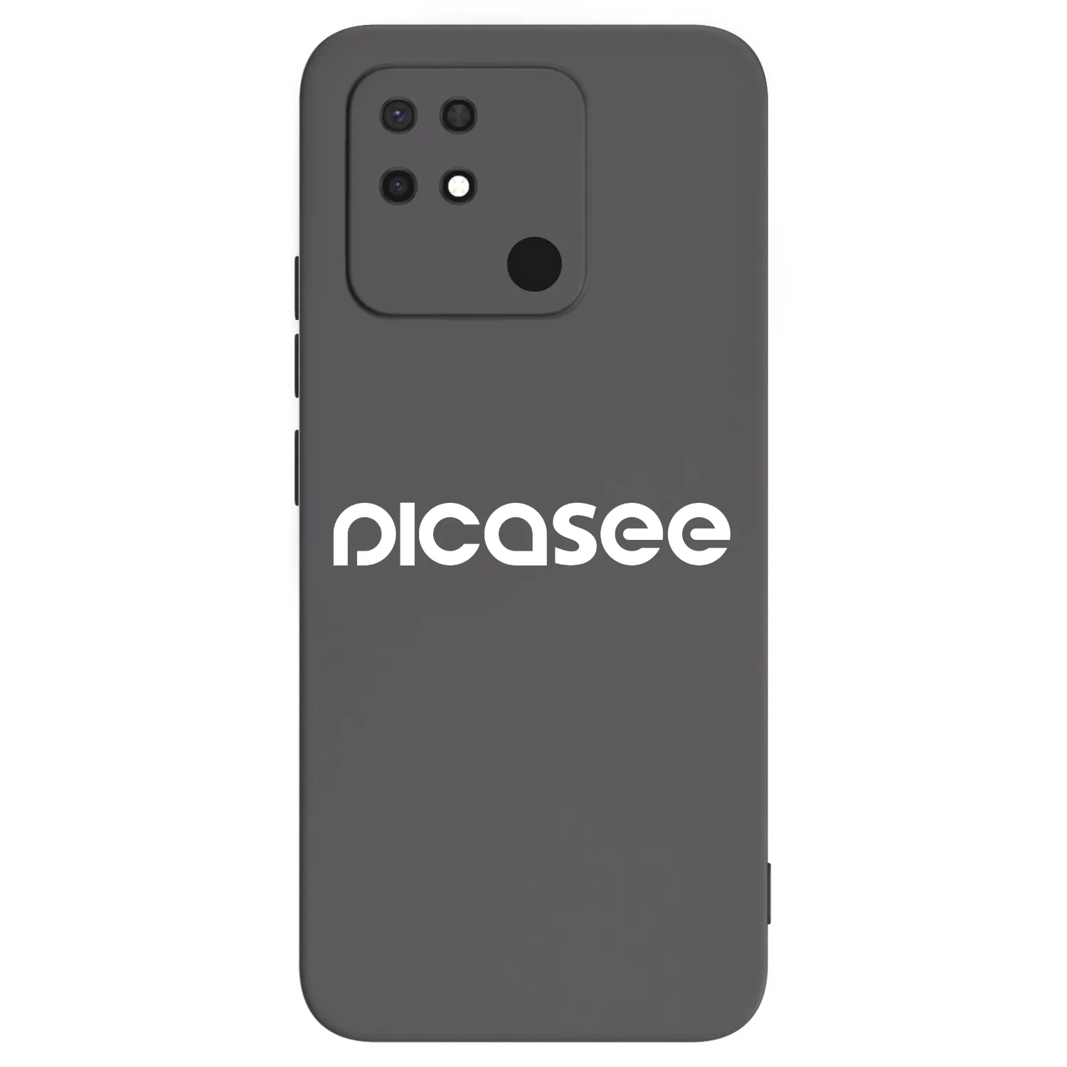 Picasee silikonski črni ovitek za Xiaomi Redmi 10C - Picasee - new logo - white