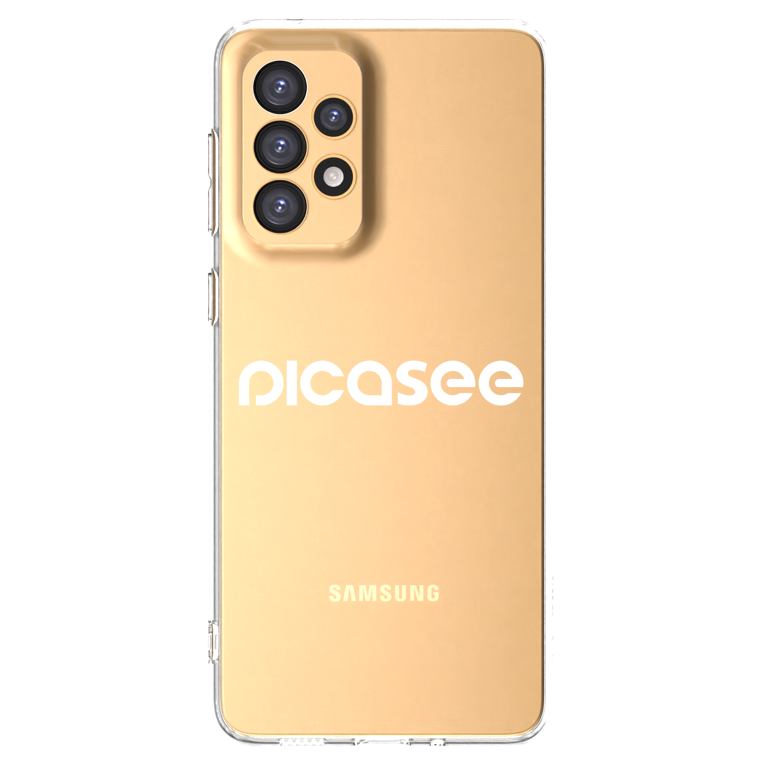 Picasee silikonski prozorni ovitek za Samsung Galaxy A33 5G A336 - Picasee - new logo - white