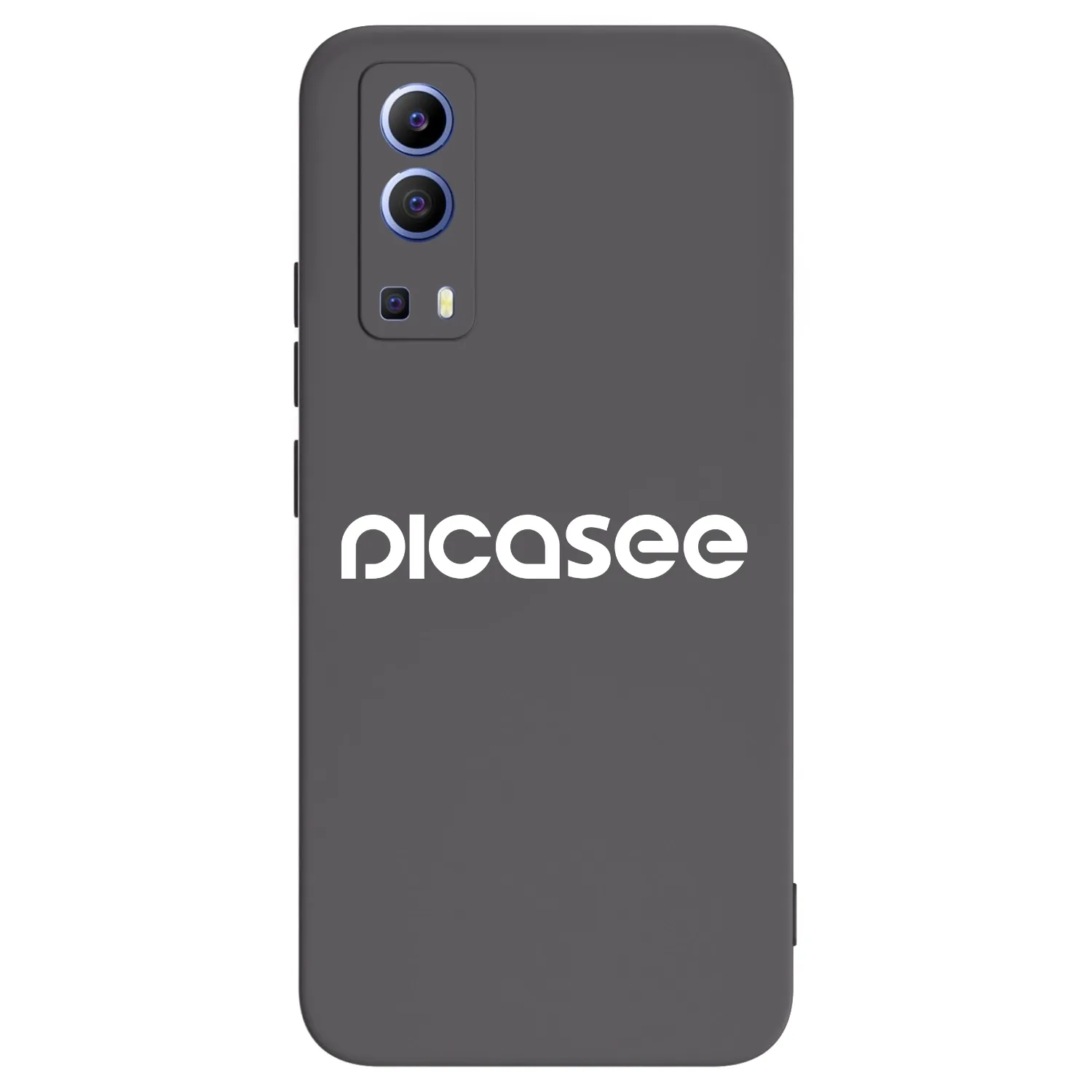 Picasee silikonski črni ovitek za Vivo Y52 5G - Picasee - new logo - white