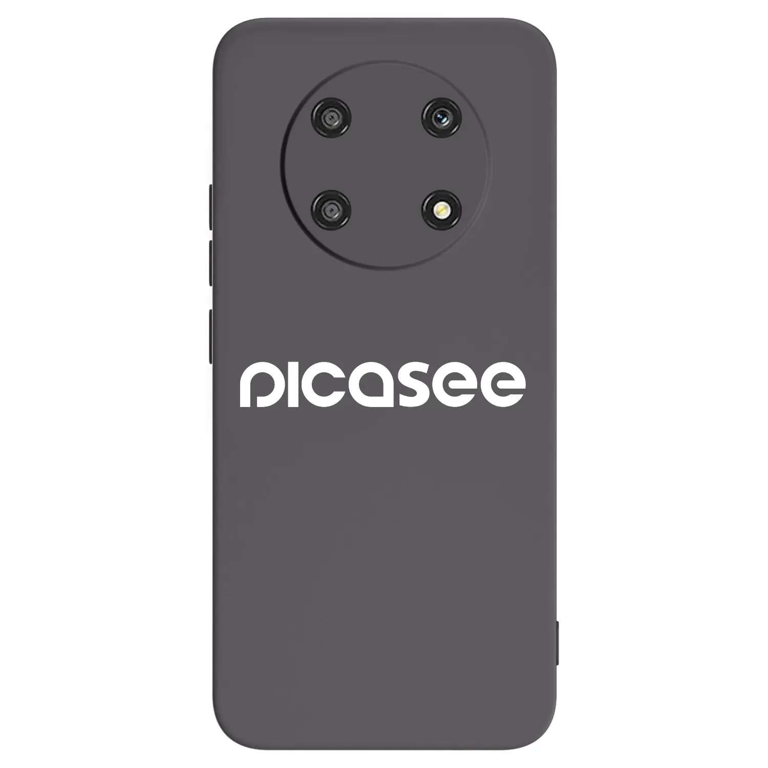 Picasee silikonski črni ovitek za Honor Magic4 Lite 5G - Picasee - new logo - white