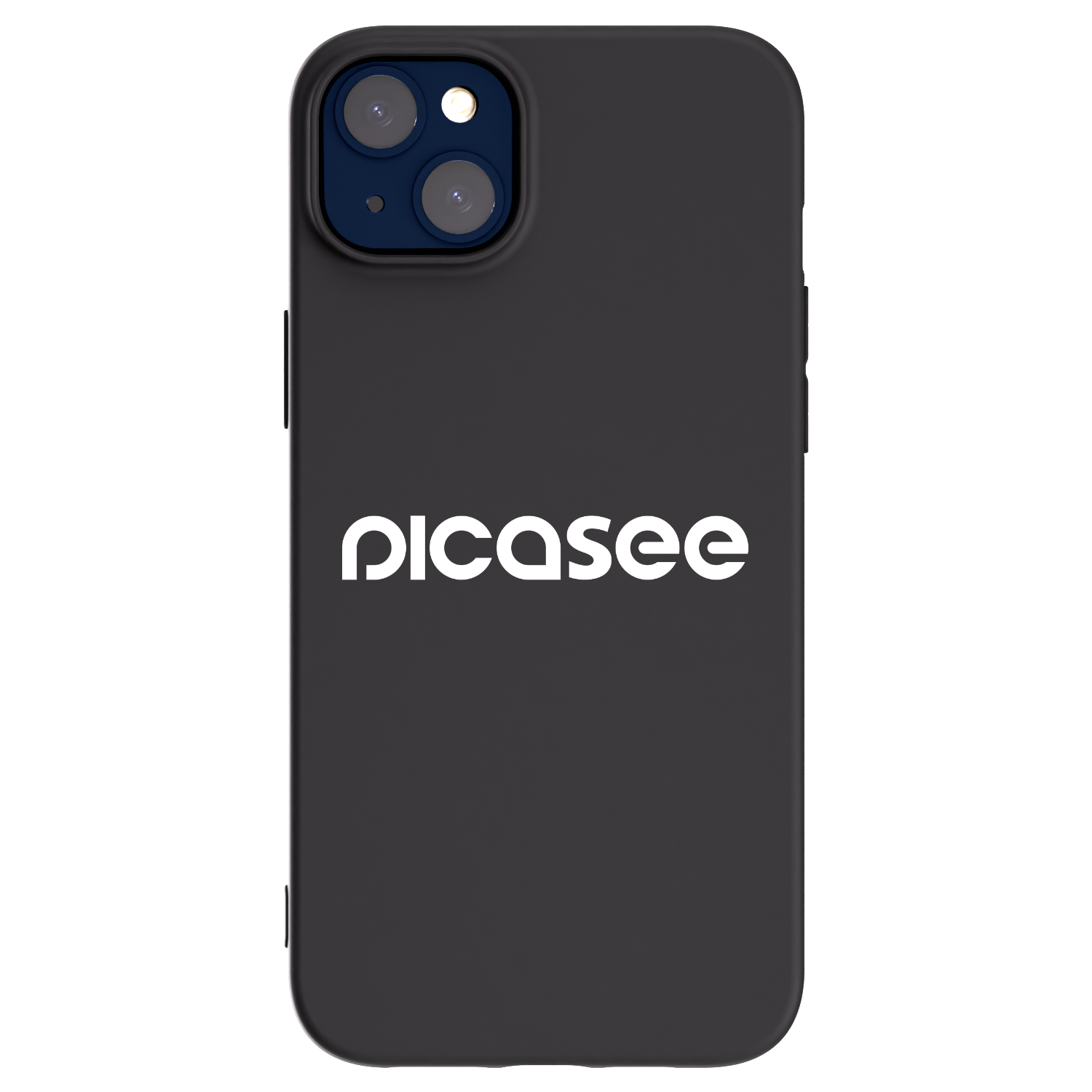 Picasee silikonski črni ovitek za Apple iPhone 14 Plus - Picasee - new logo - white
