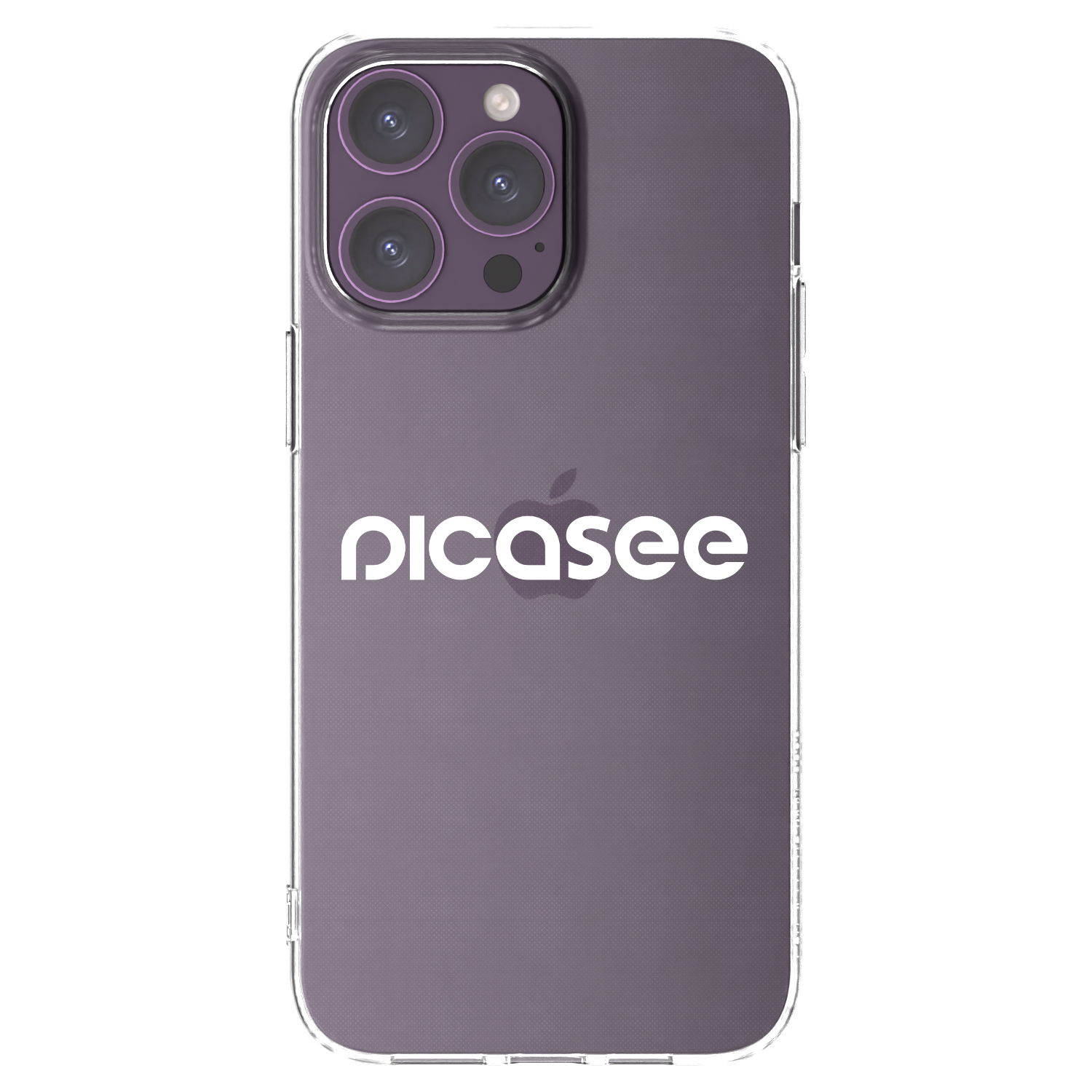 Picasee silikonski prozorni ovitek za Apple iPhone 14 Pro Max - Picasee - new logo - white