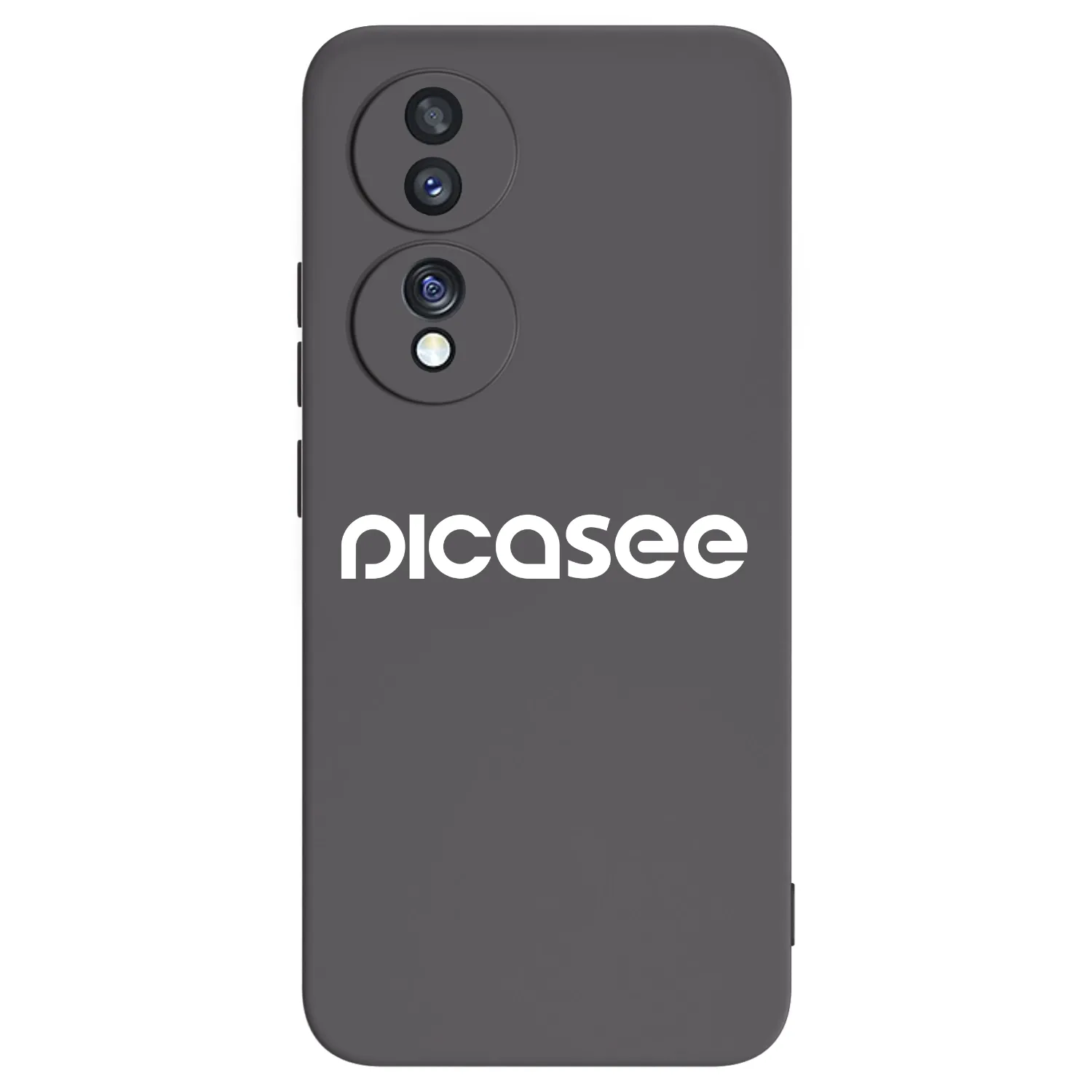 Picasee silikonski črni ovitek za Honor 70 - Picasee - new logo - white