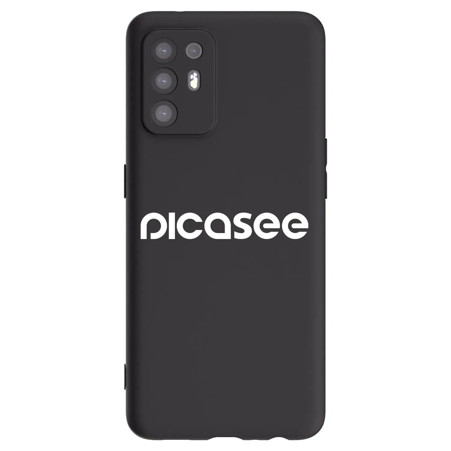 Picasee silikonski črni ovitek za OPPO A94 5G - Picasee - new logo - white