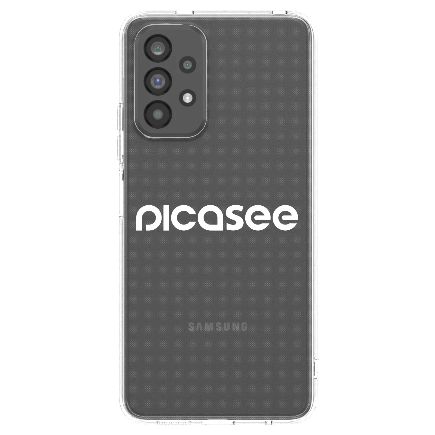 Picasee silikonski prozorni ovitek za Samsung Galaxy A73 5G - Picasee - new logo - white
