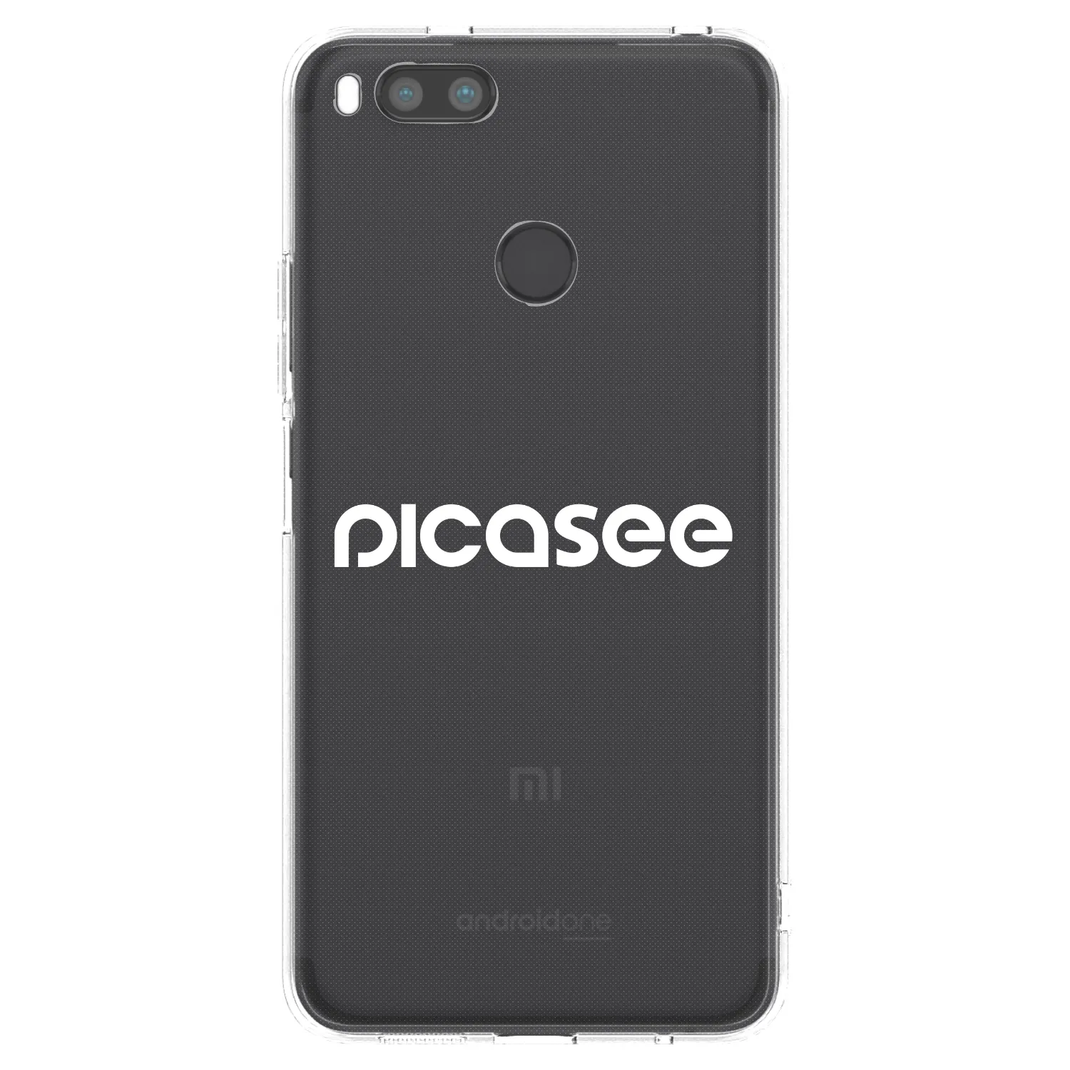 Picasee silikonski prozorni ovitek za Xiaomi Redmi A1 - Picasee - new logo - white
