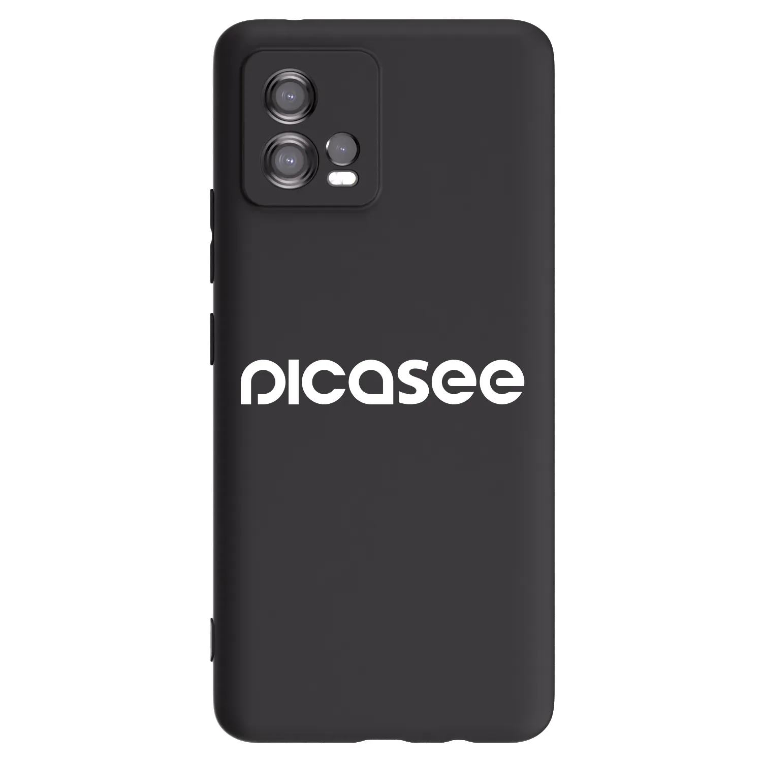 Picasee silikonski črni ovitek za Motorola Moto G72 - Picasee - new logo - white