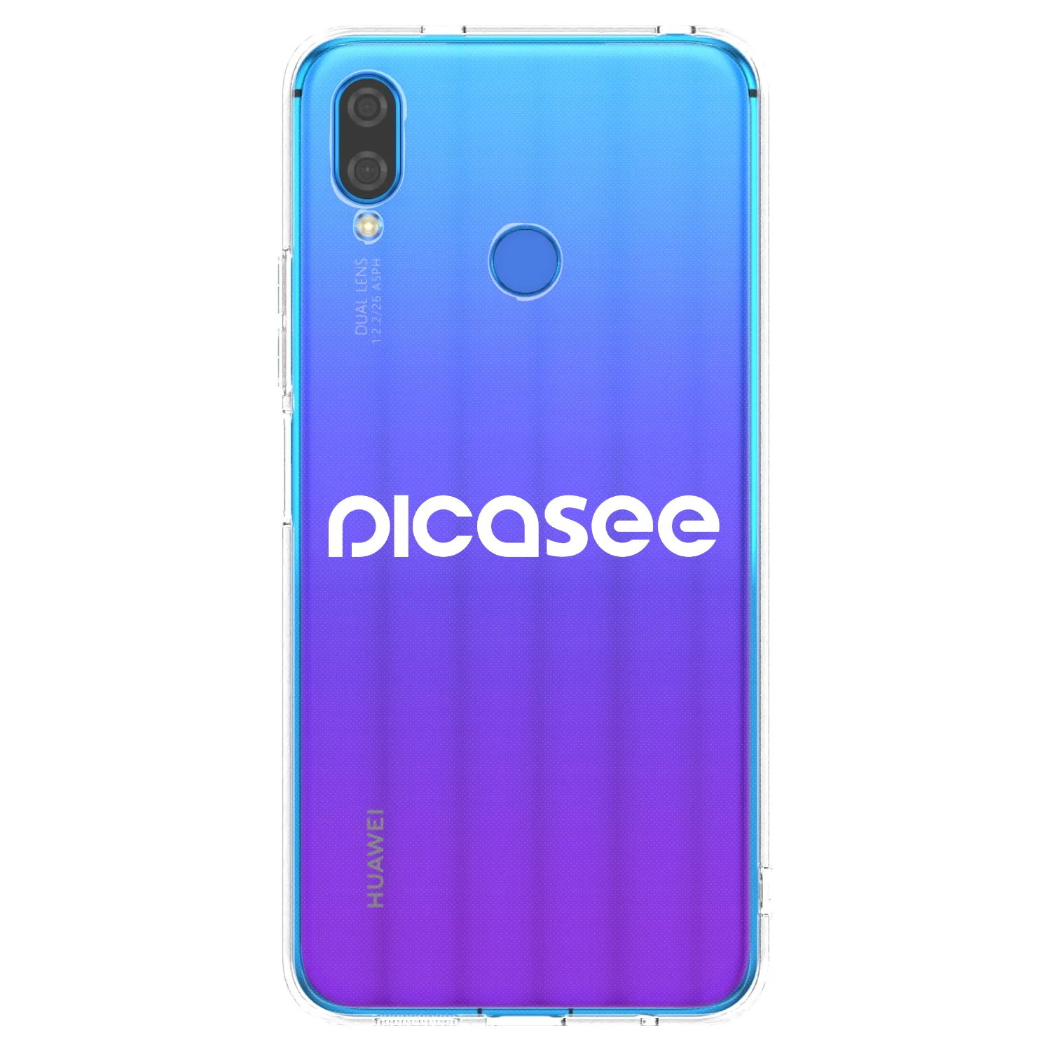 Picasee silikonski prozorni ovitek za Huawei Nova 3 - Picasee - new logo - white
