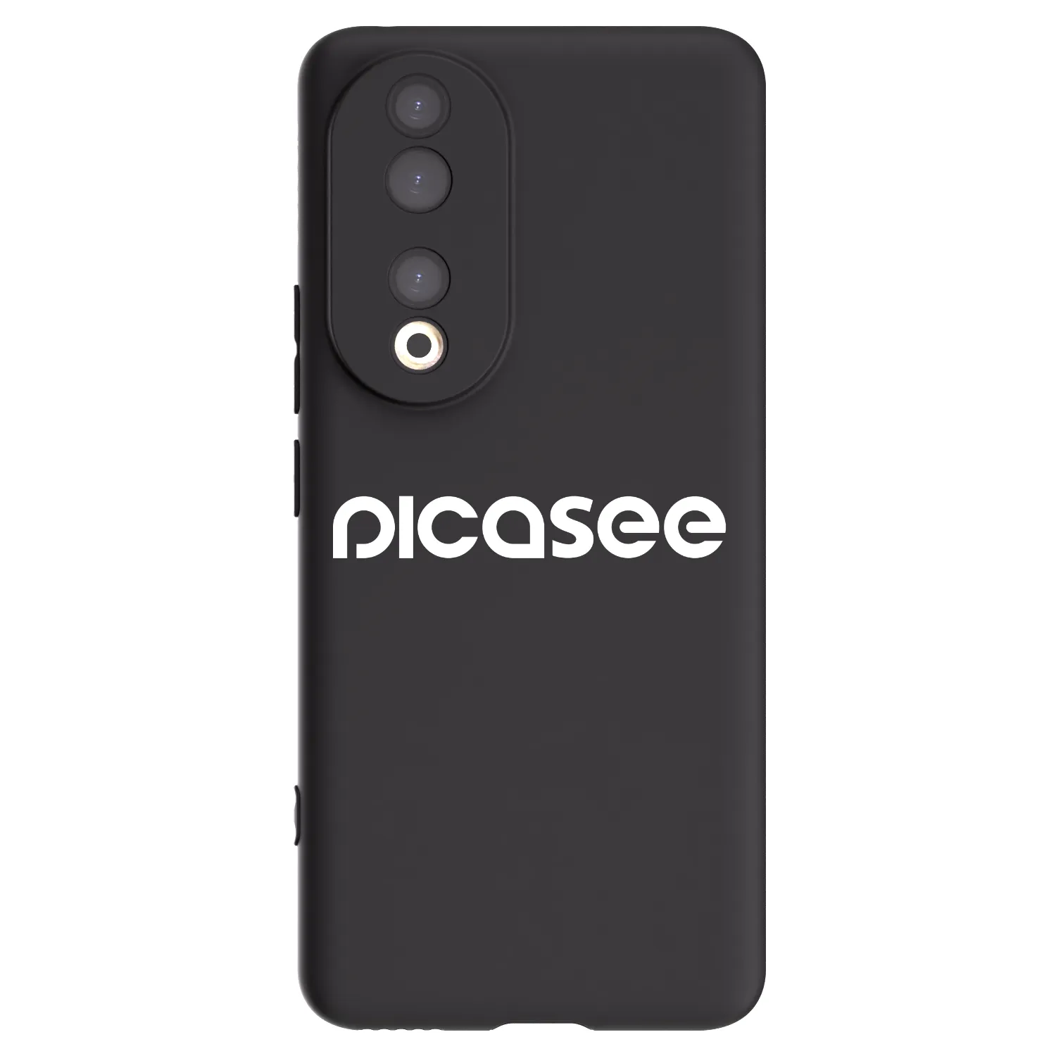 Picasee silikonski črni ovitek za Honor 90 5G - Picasee - new logo - white